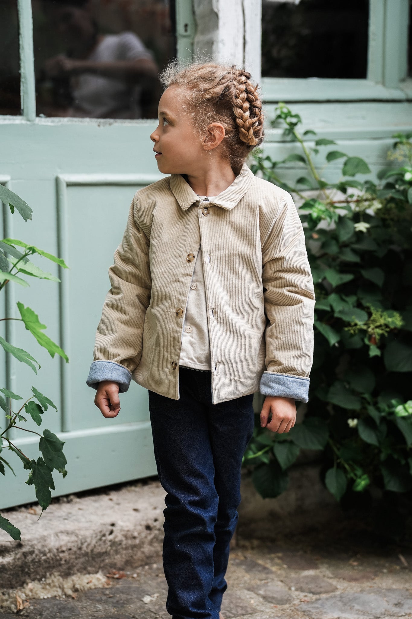 Veste YSEE - velours écru