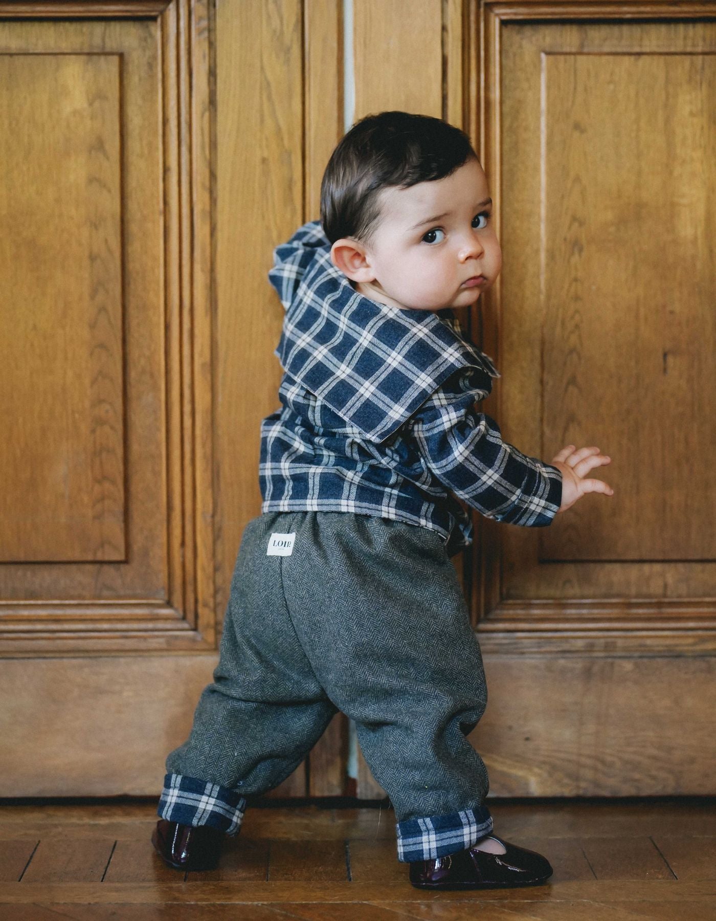 Chemise LORETTE - Tartan Gris