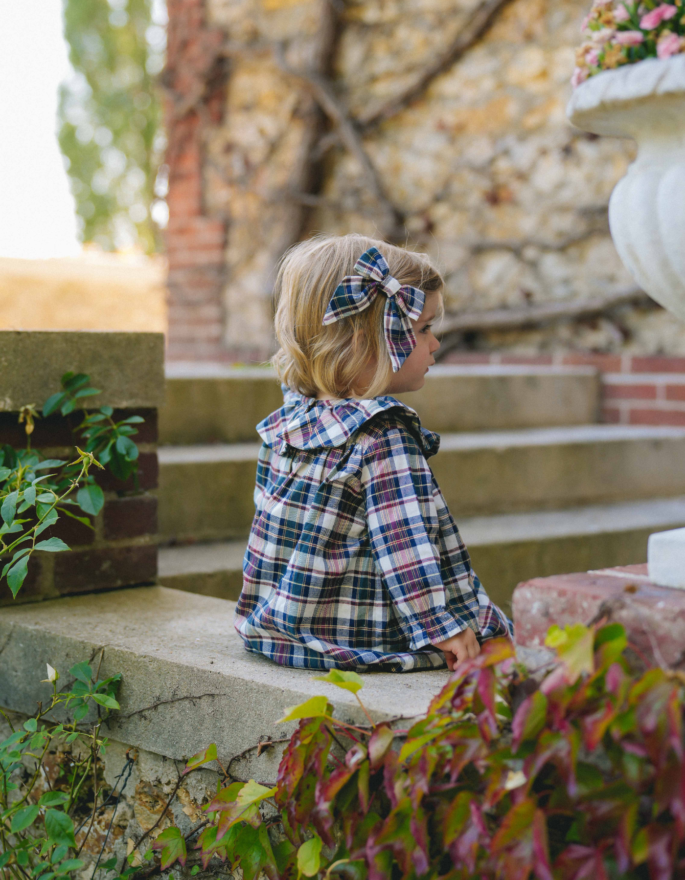 Barette CARLOTTA - Tartan de Noël