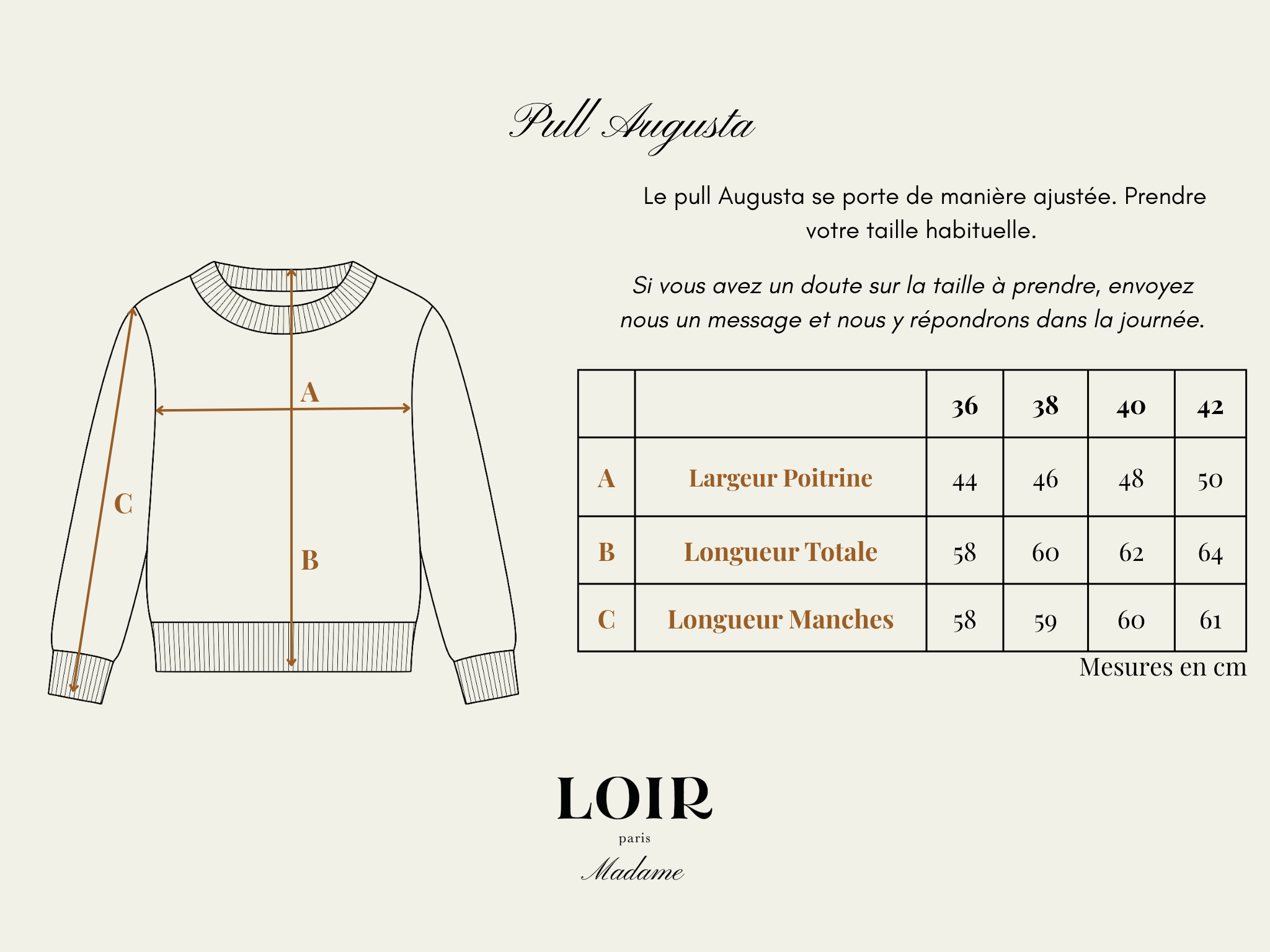 Pullover AUGUSTA - Vert sapin / crème