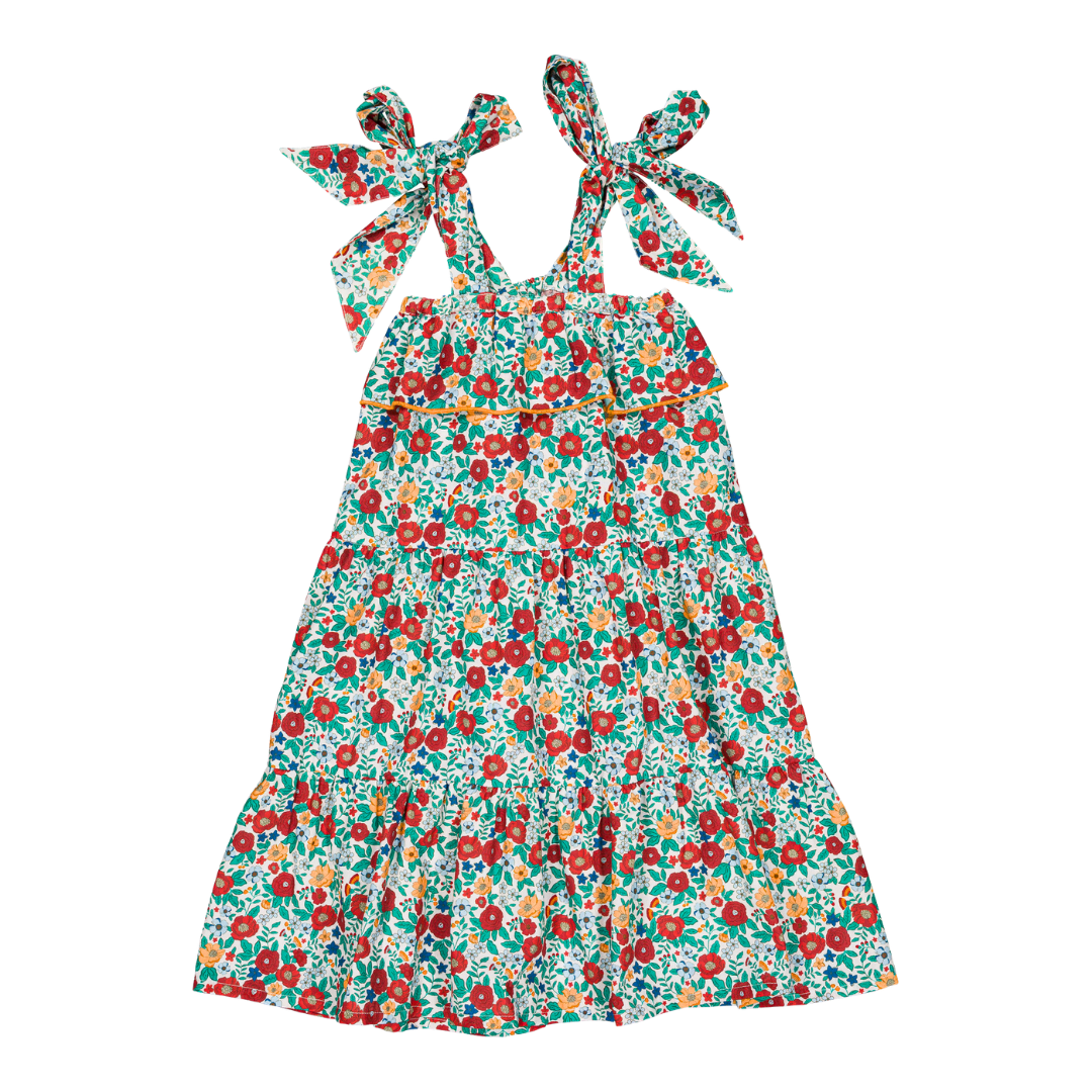 Robe Olga - Coquelicot