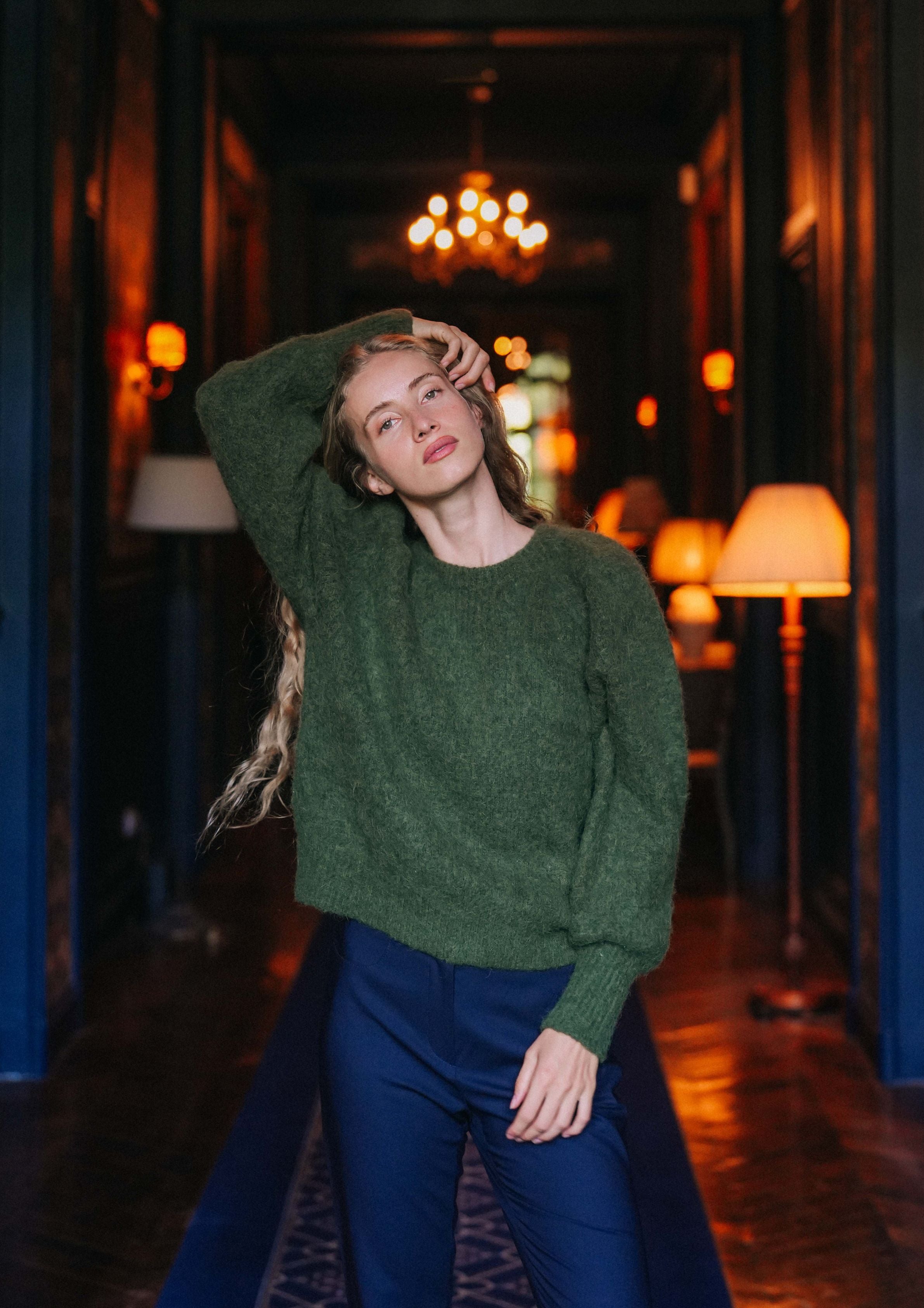 FW26 - MADAME - PULL OLYMPE - VERT