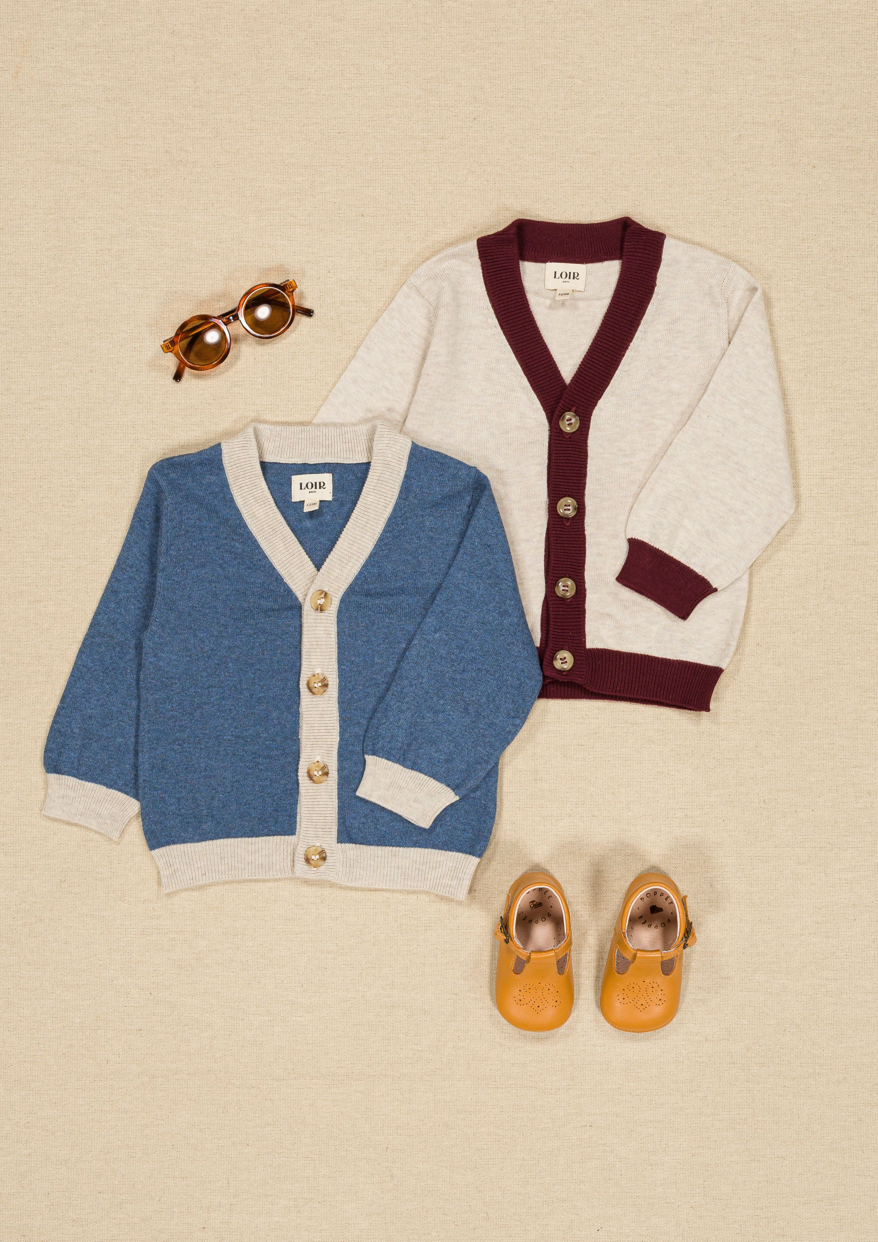 Cardigan Vassili - Bleu embrun