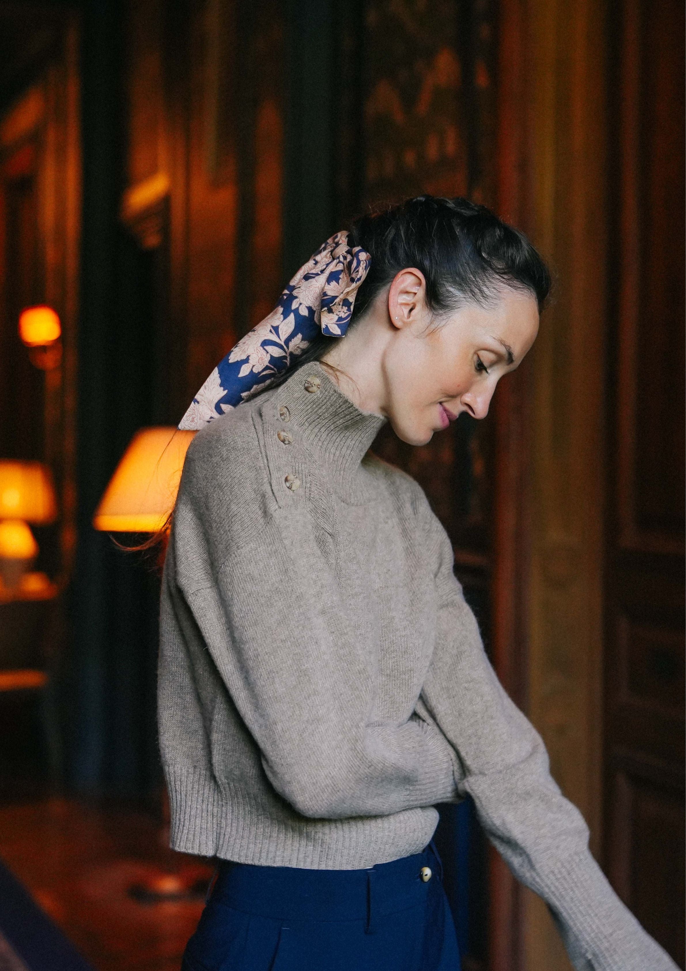 FW26 - MADAME - PULL SIMONE - BEIGE