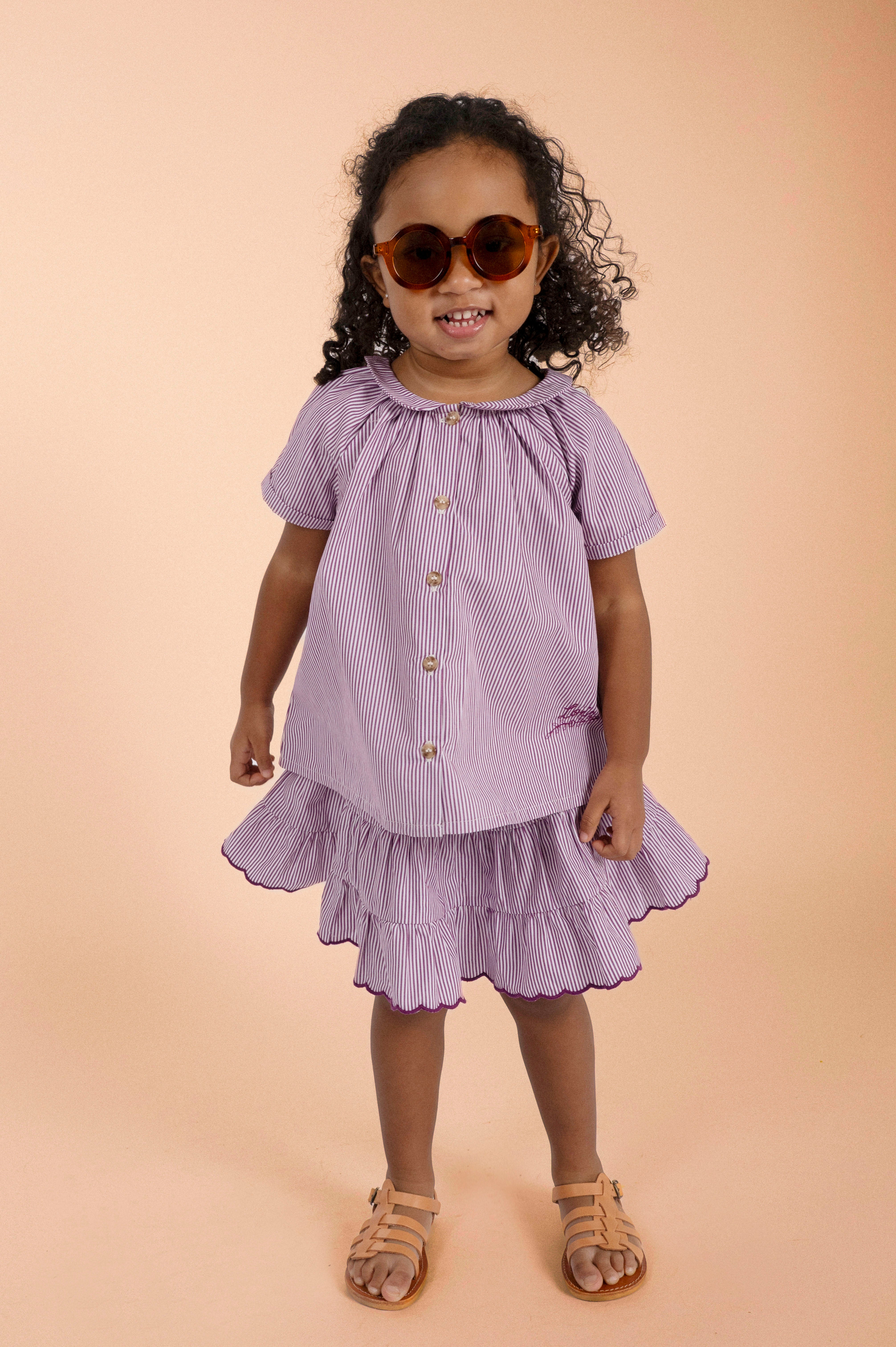 Chemise Cezanne - Rayures bordeaux