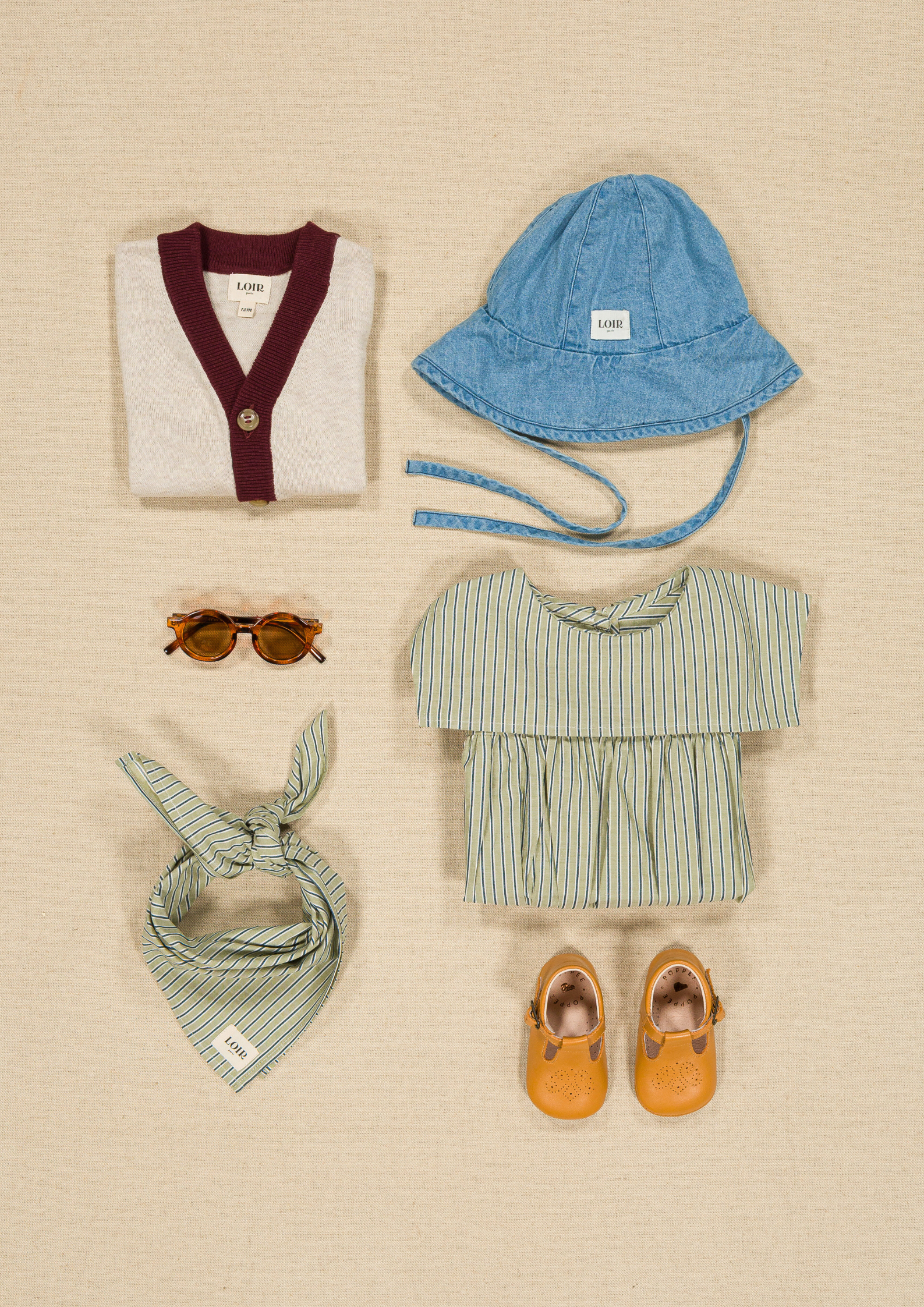 Chapeau toscane - Denim bleu clair