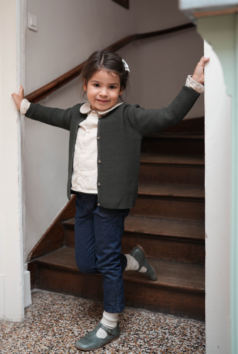 George green velvet trousers