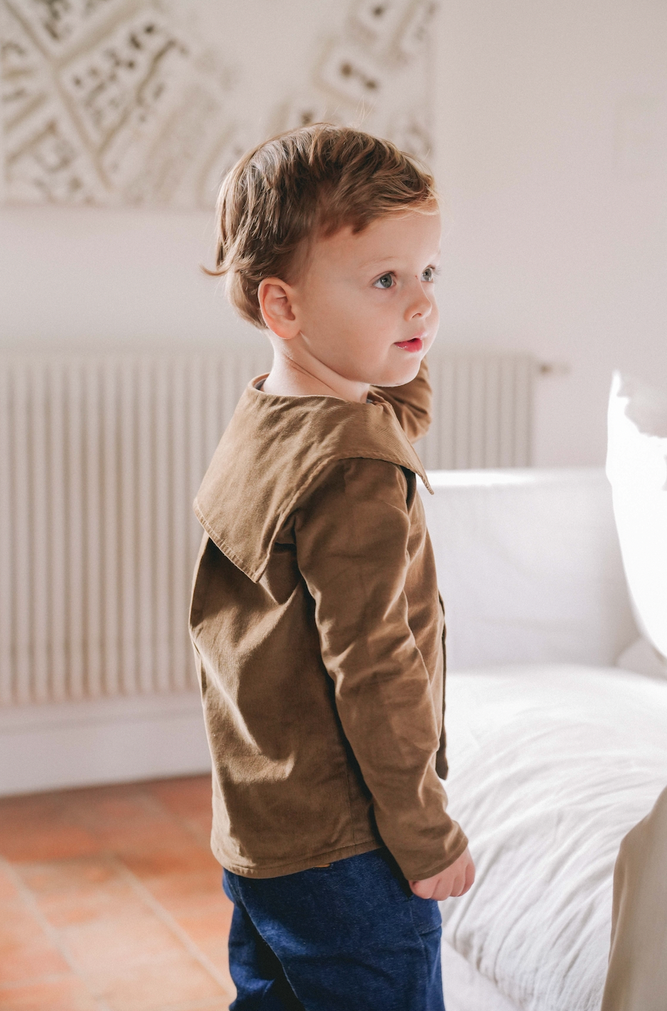 Chemise LORETTE - velours brun