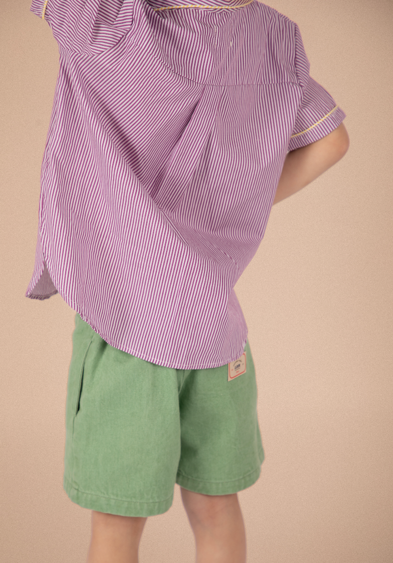 Chemise Paco - Rayures bordeaux