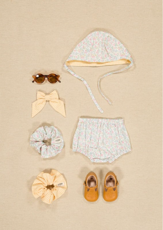 Chouchou Lou - Fleurs roses