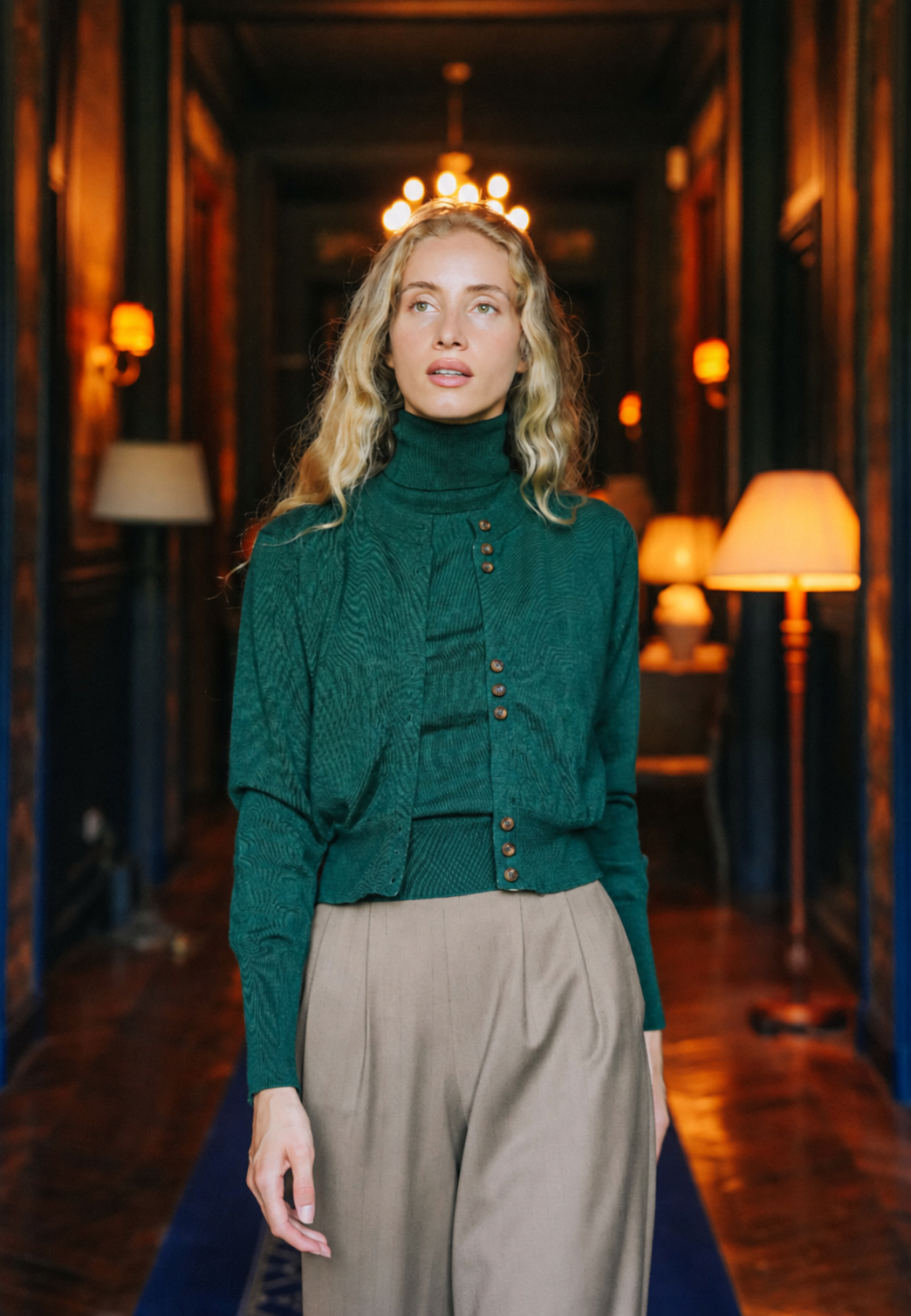 CARDIGAN CLEMENCE - VERT