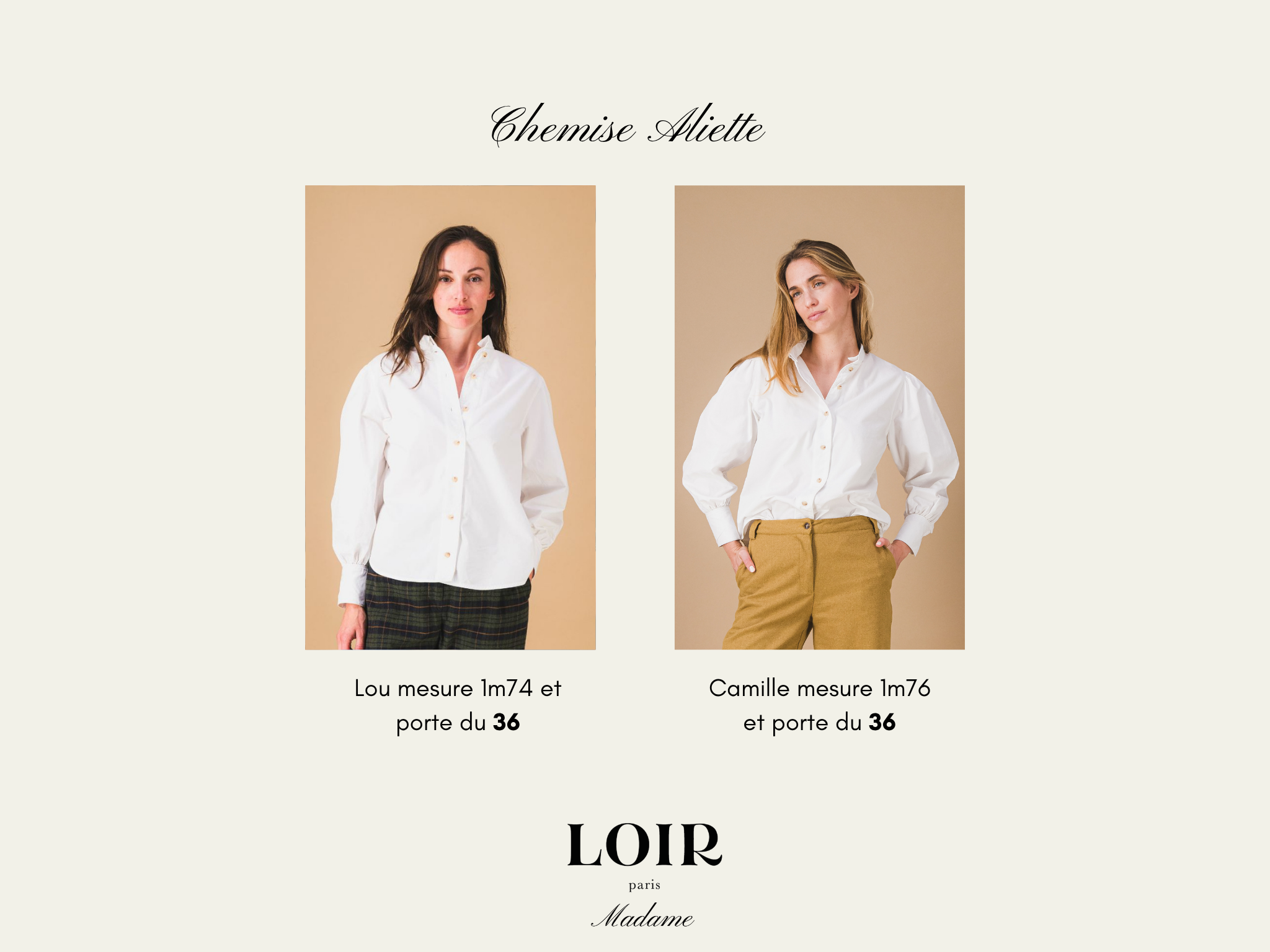 Chemise ALIETTE - Blanche