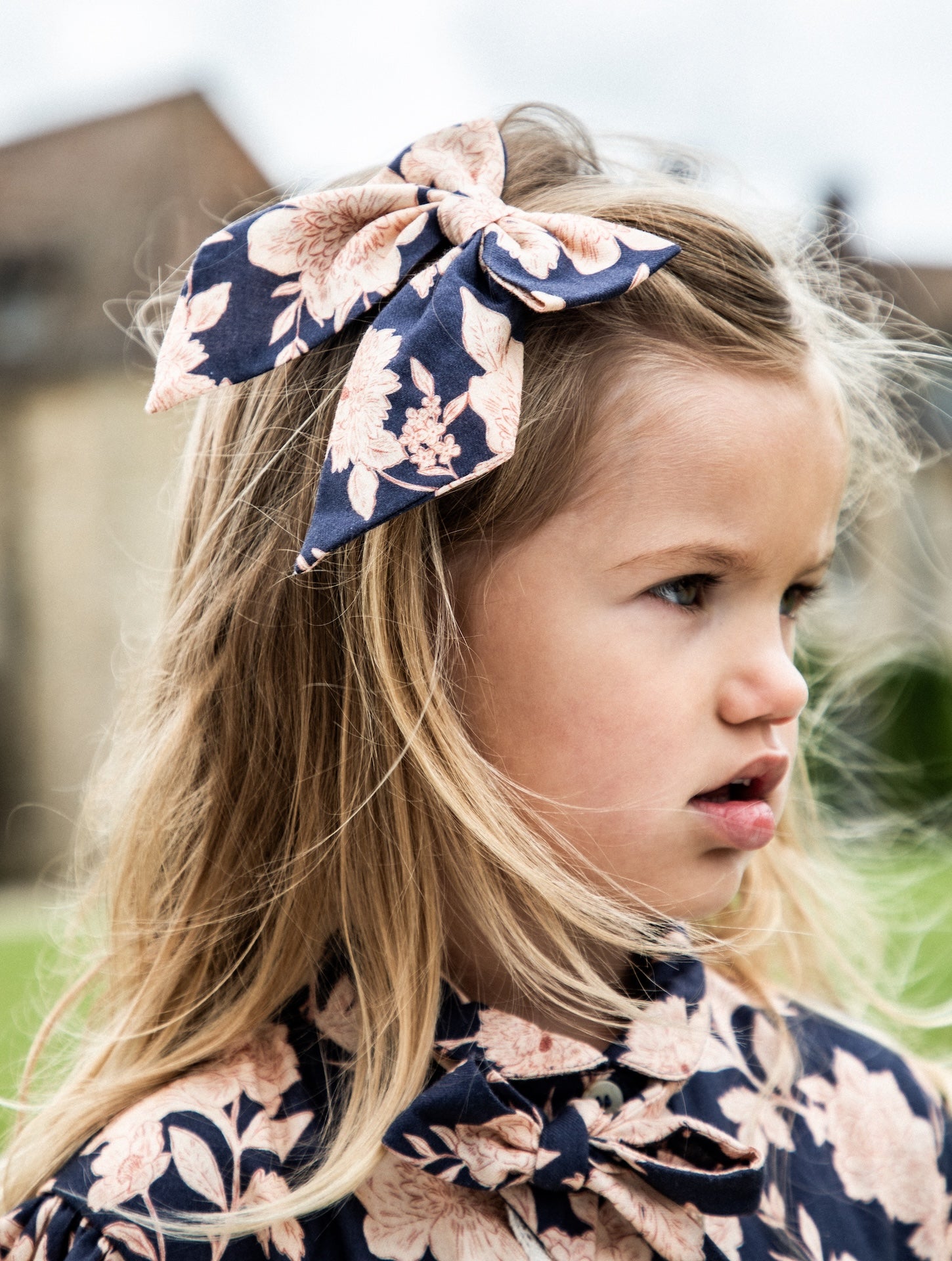 Barrette Carlotta - Fleurs Marine