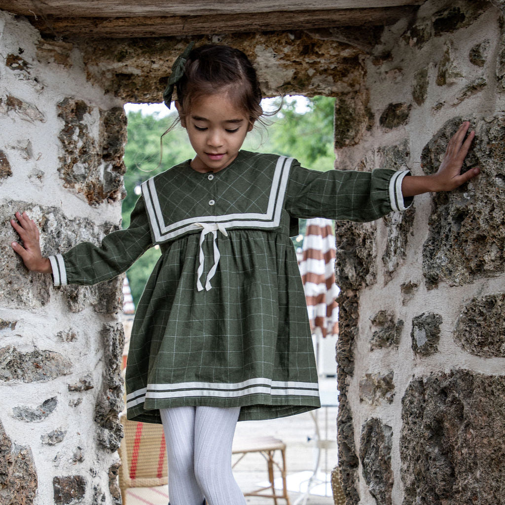 Robe Lotti - Carreaux Vert