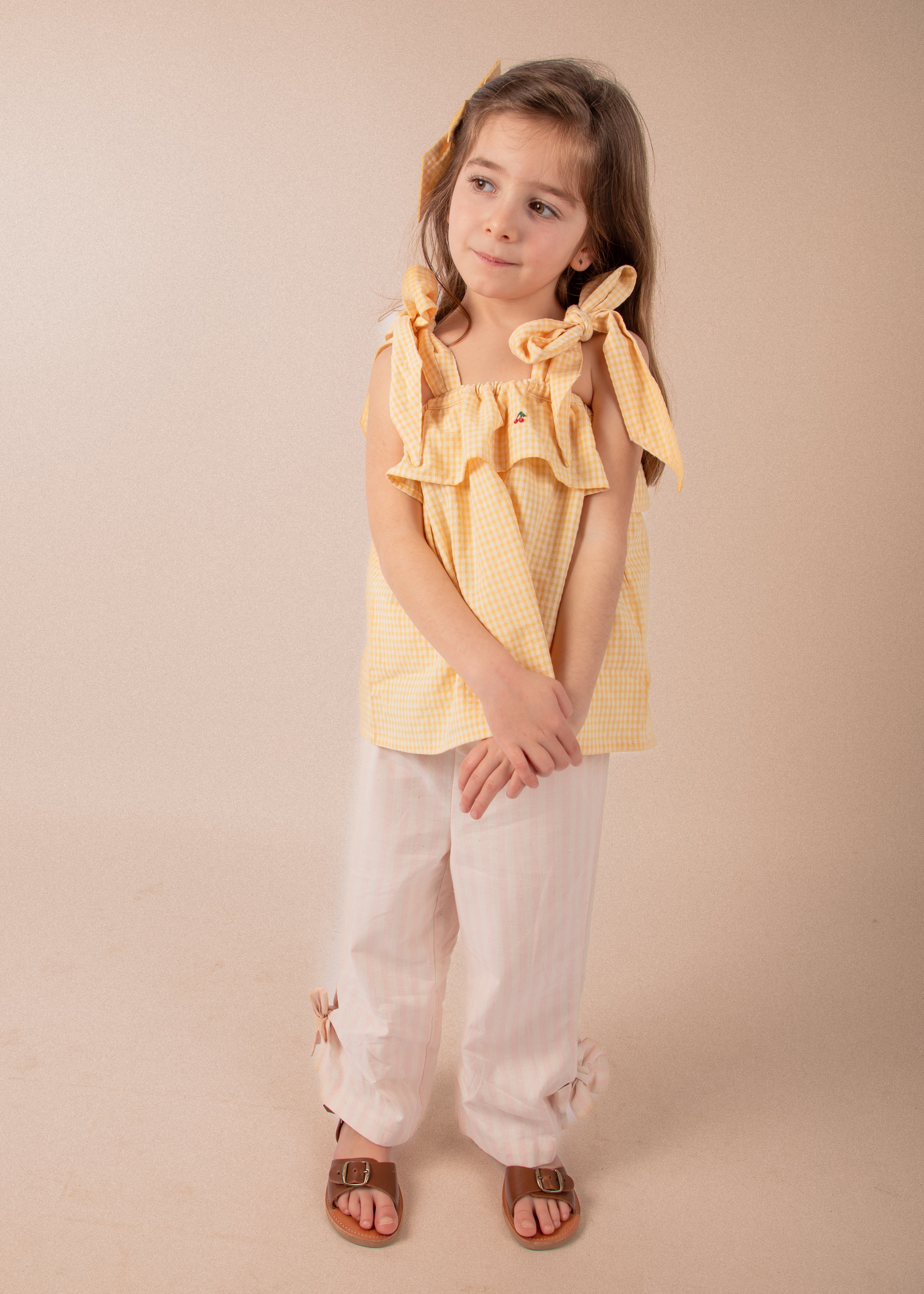 Pantalon Rafaela - Rayures roses