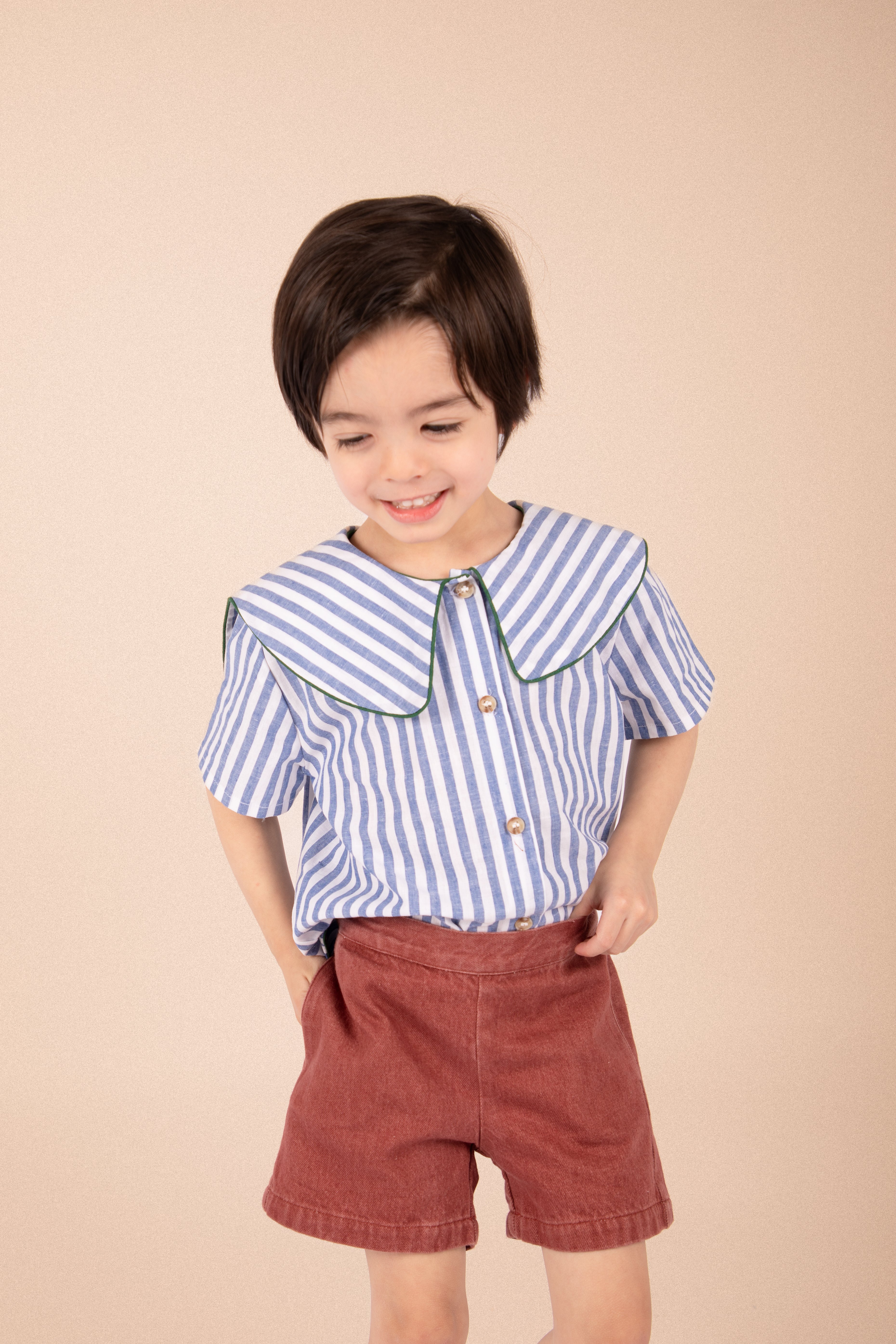 Short antin - Denim terracotta