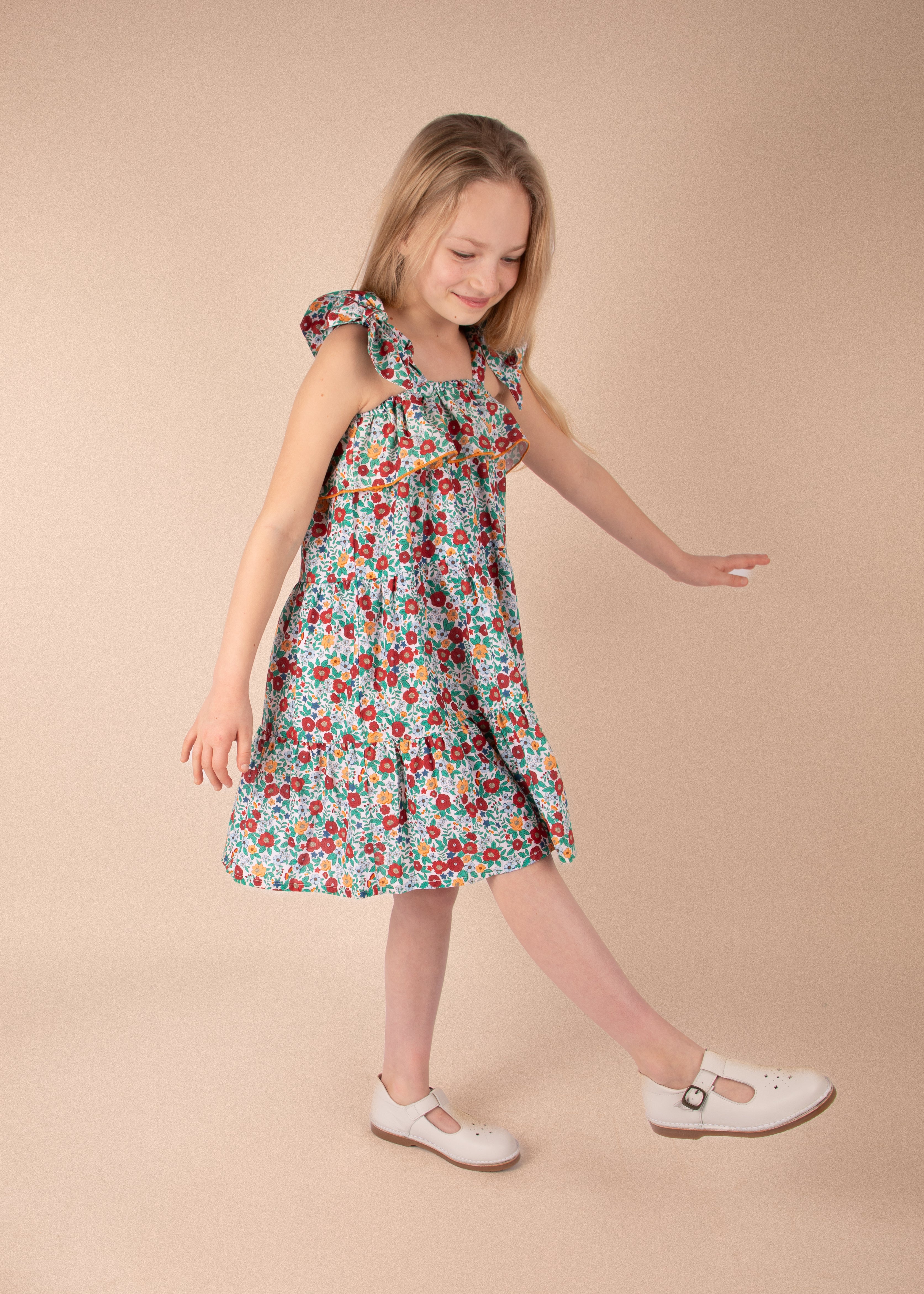 Robe Olga - Coquelicot