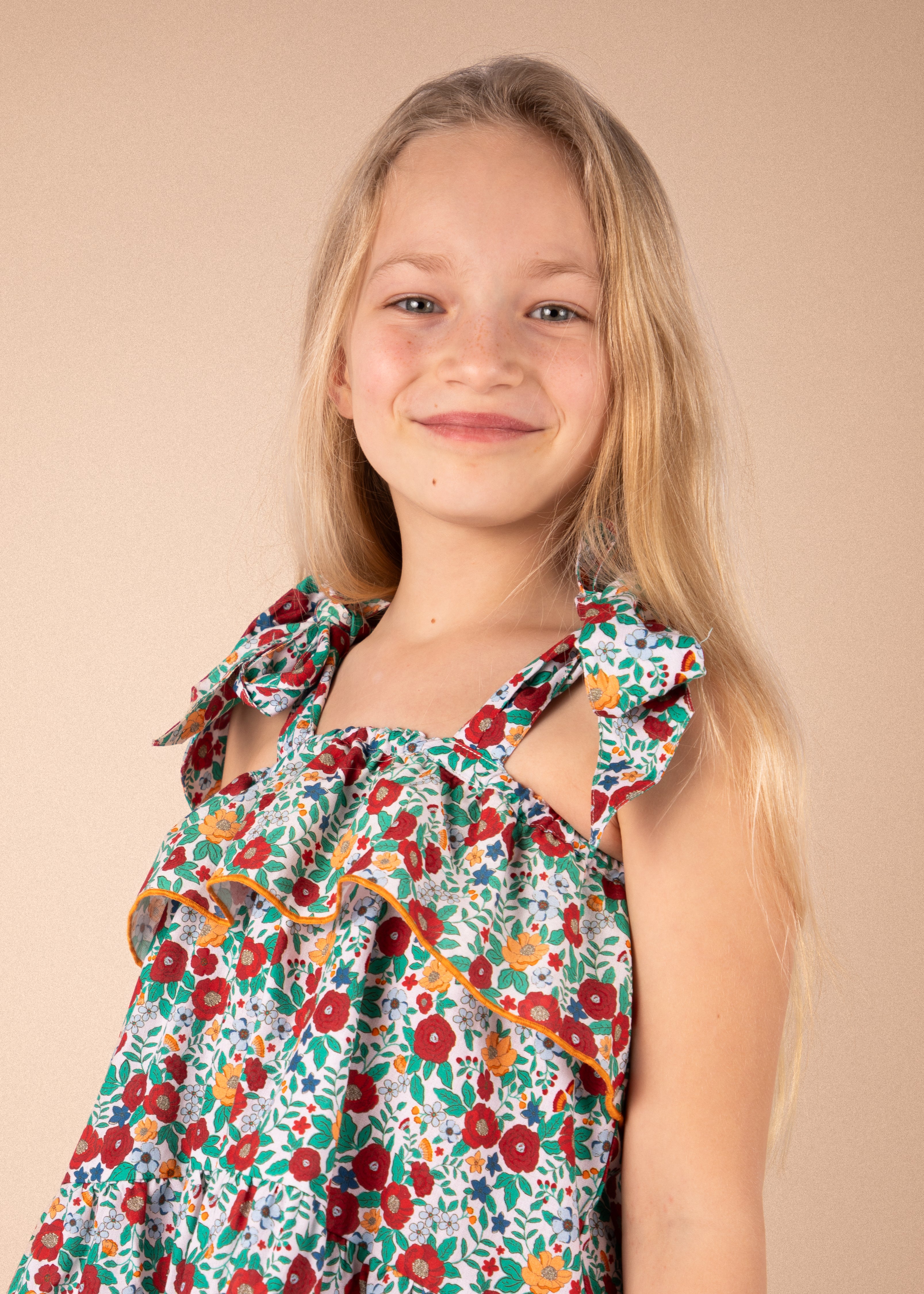 Robe Olga - Coquelicot