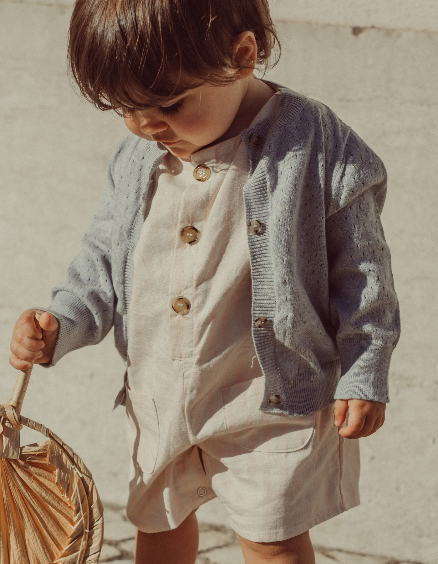 Cardigan LOUISE - bleu orage