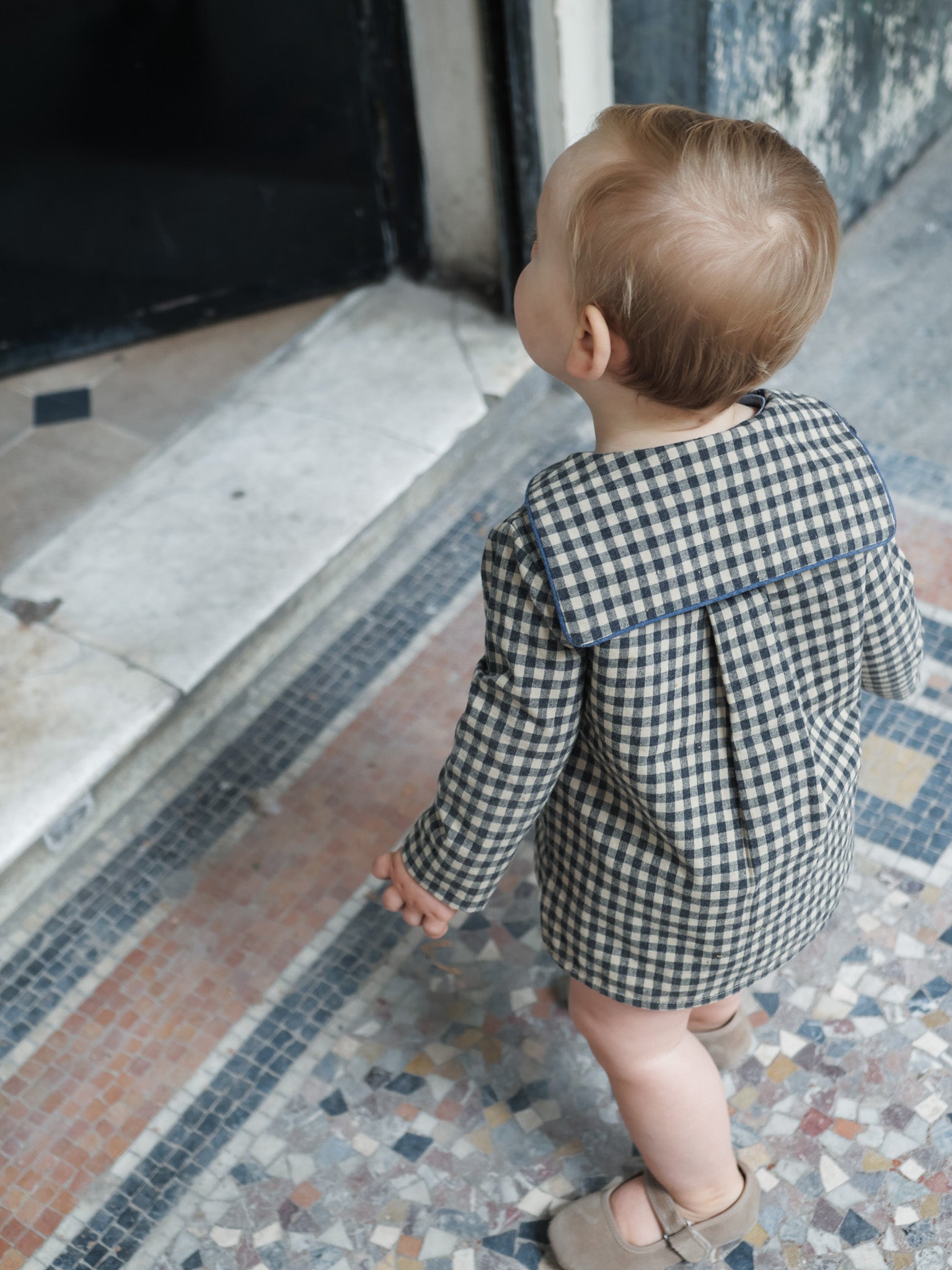 Chemise MILTON - vichy taupe