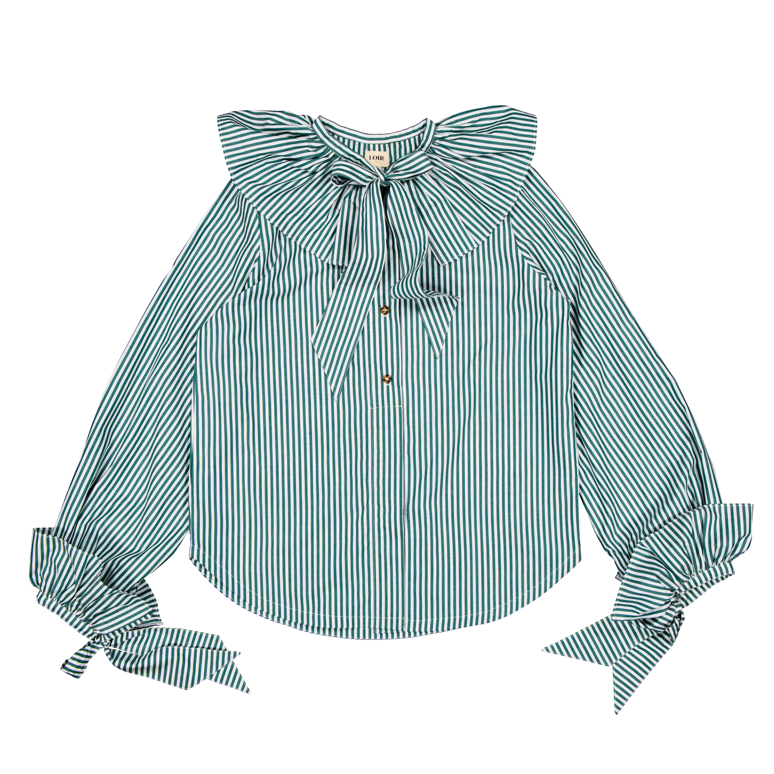 Chemise EDMA - Rayures vertes