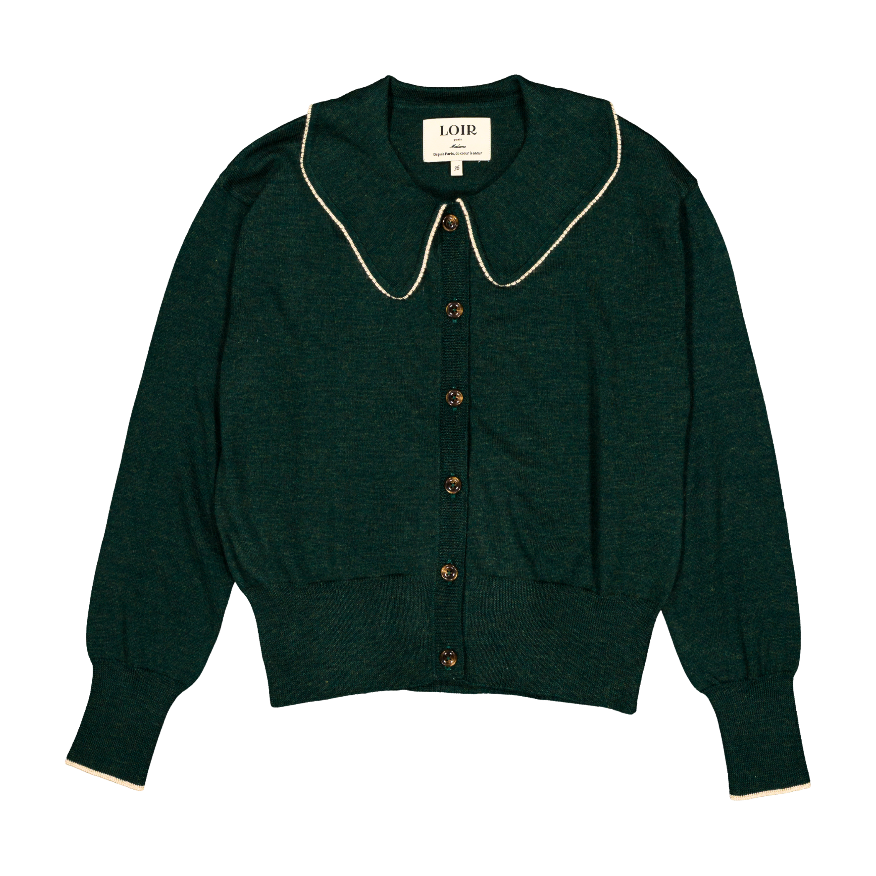 Cardigan COLETTE - Vert sapin