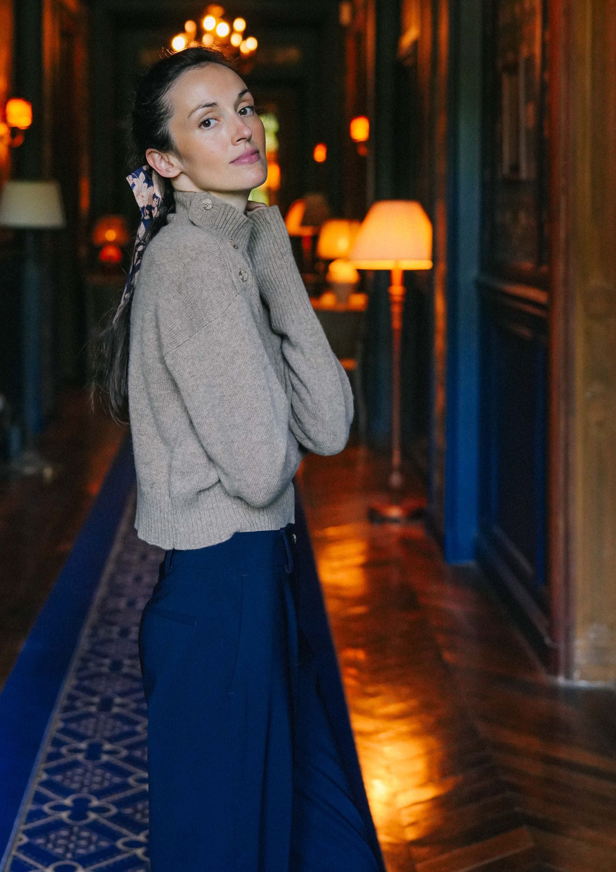 FW26 - MADAME - PULL SIMONE - BEIGE