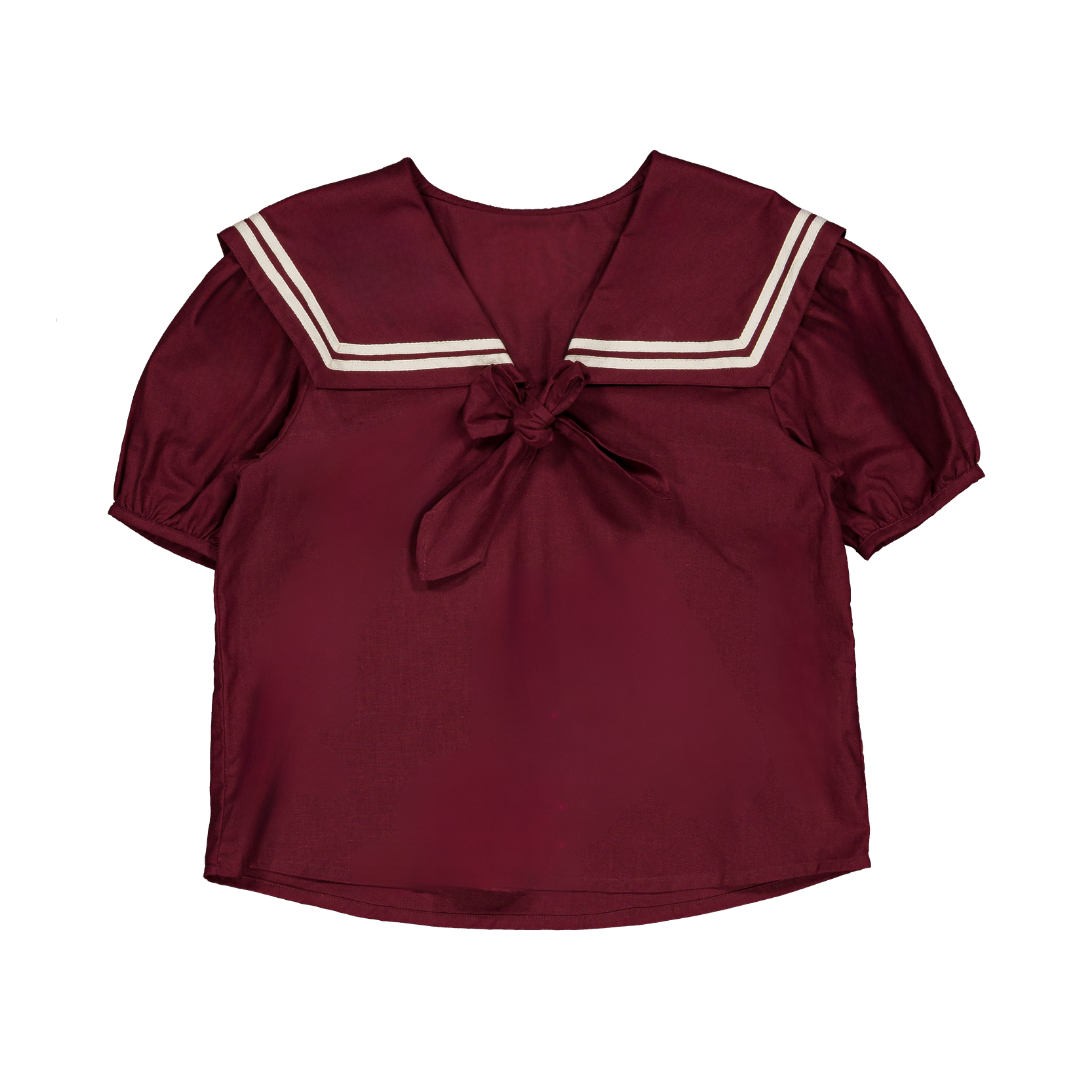 Blouse Viva - Madame - Lin bordeaux