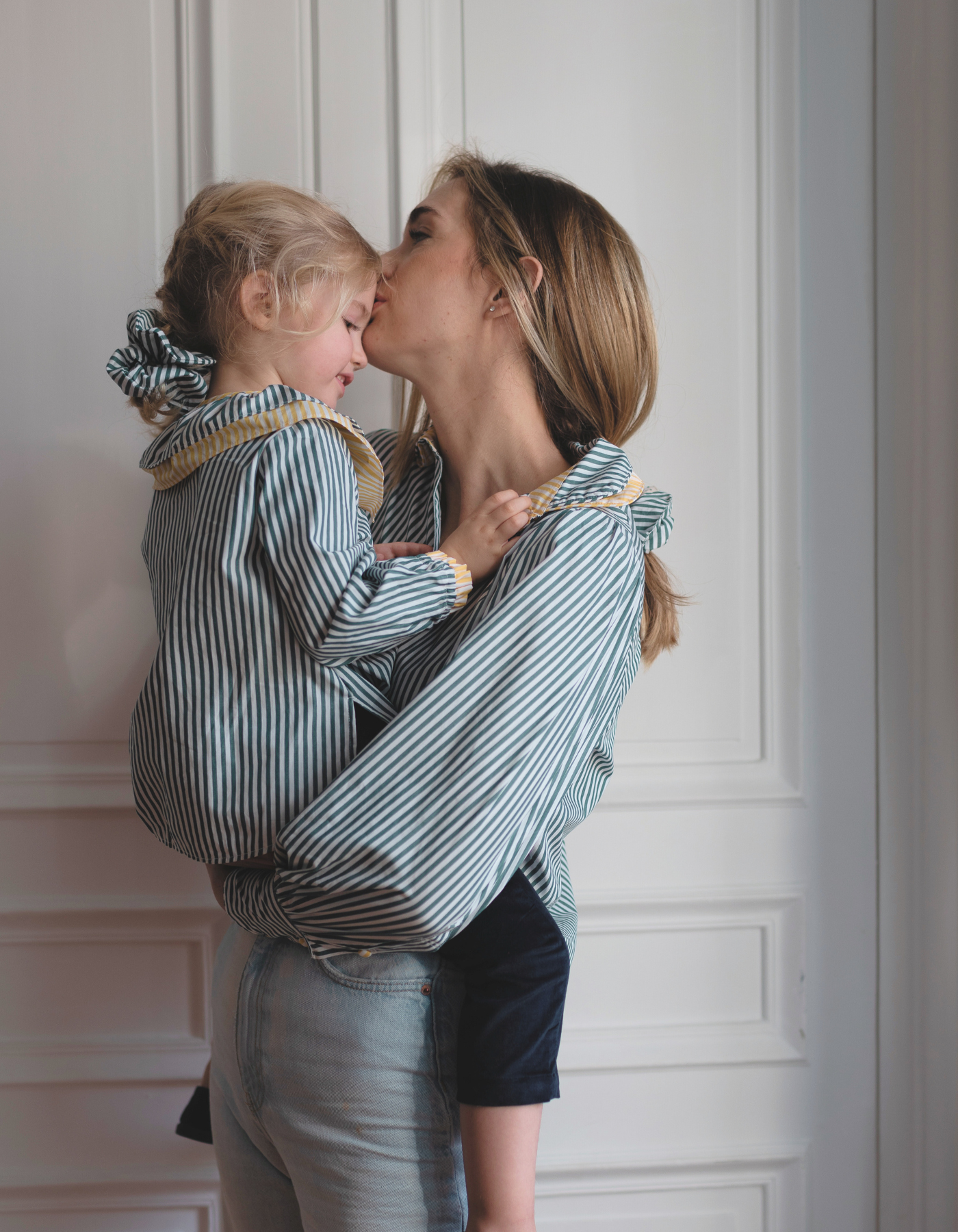 Chemise LOUISA - Rayures vertes