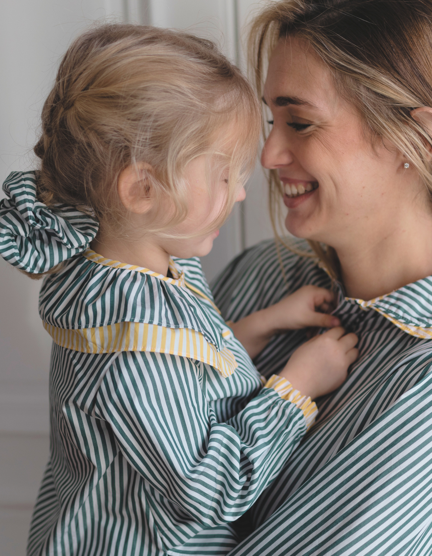 Chemise LOUISA - Rayures vertes