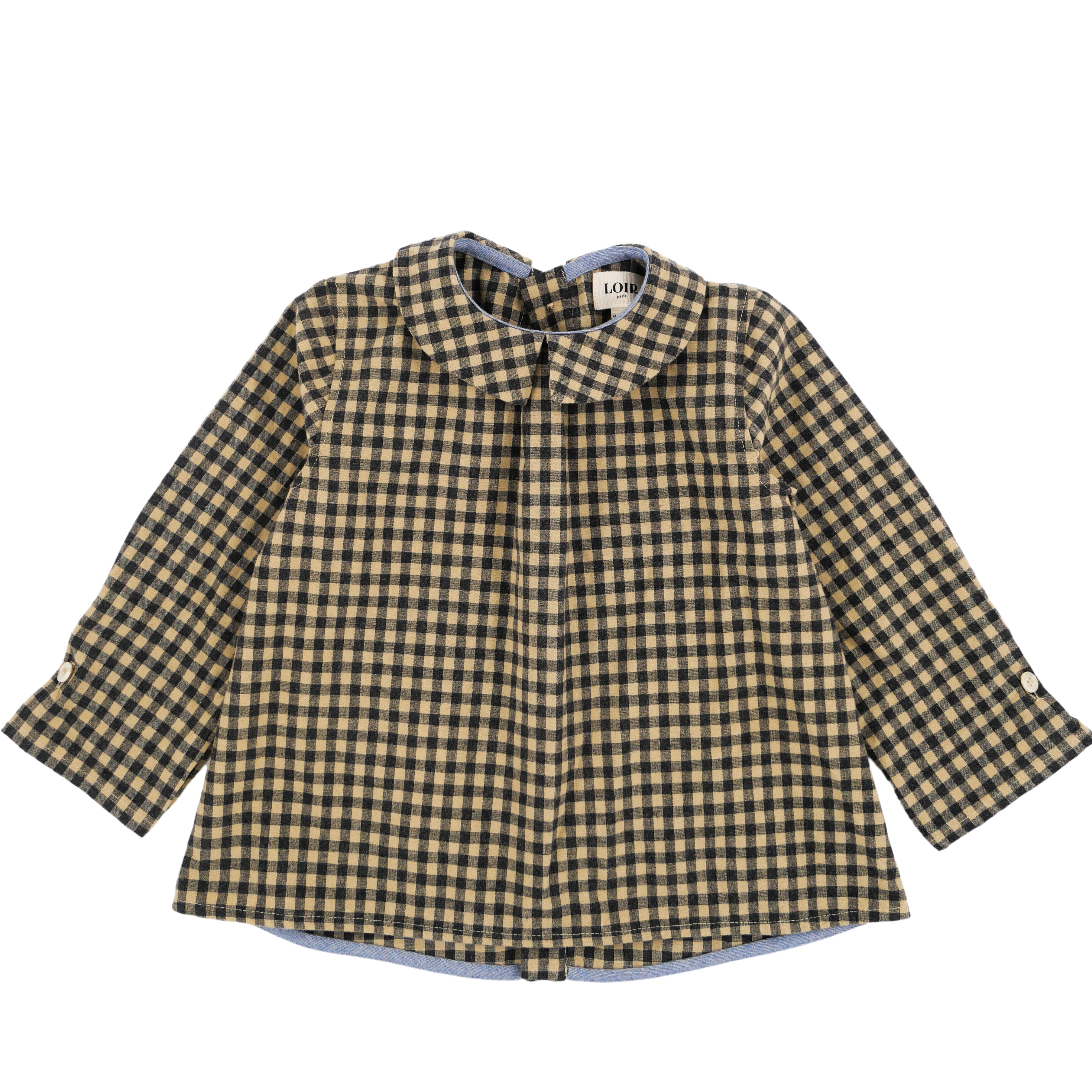 Chemise FELIX - vichy taupe