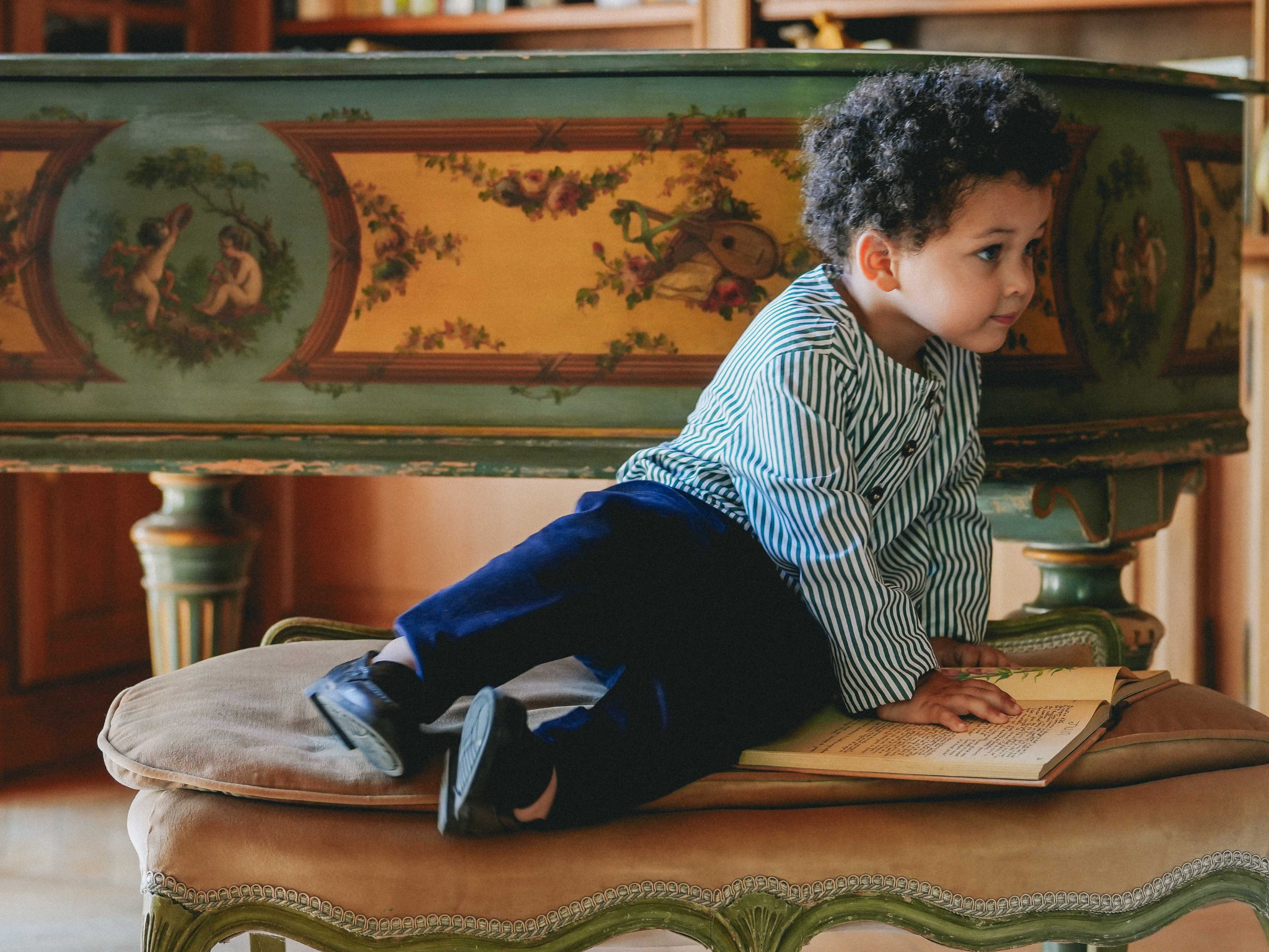 Pantalon CAROTTE - Velours Marine