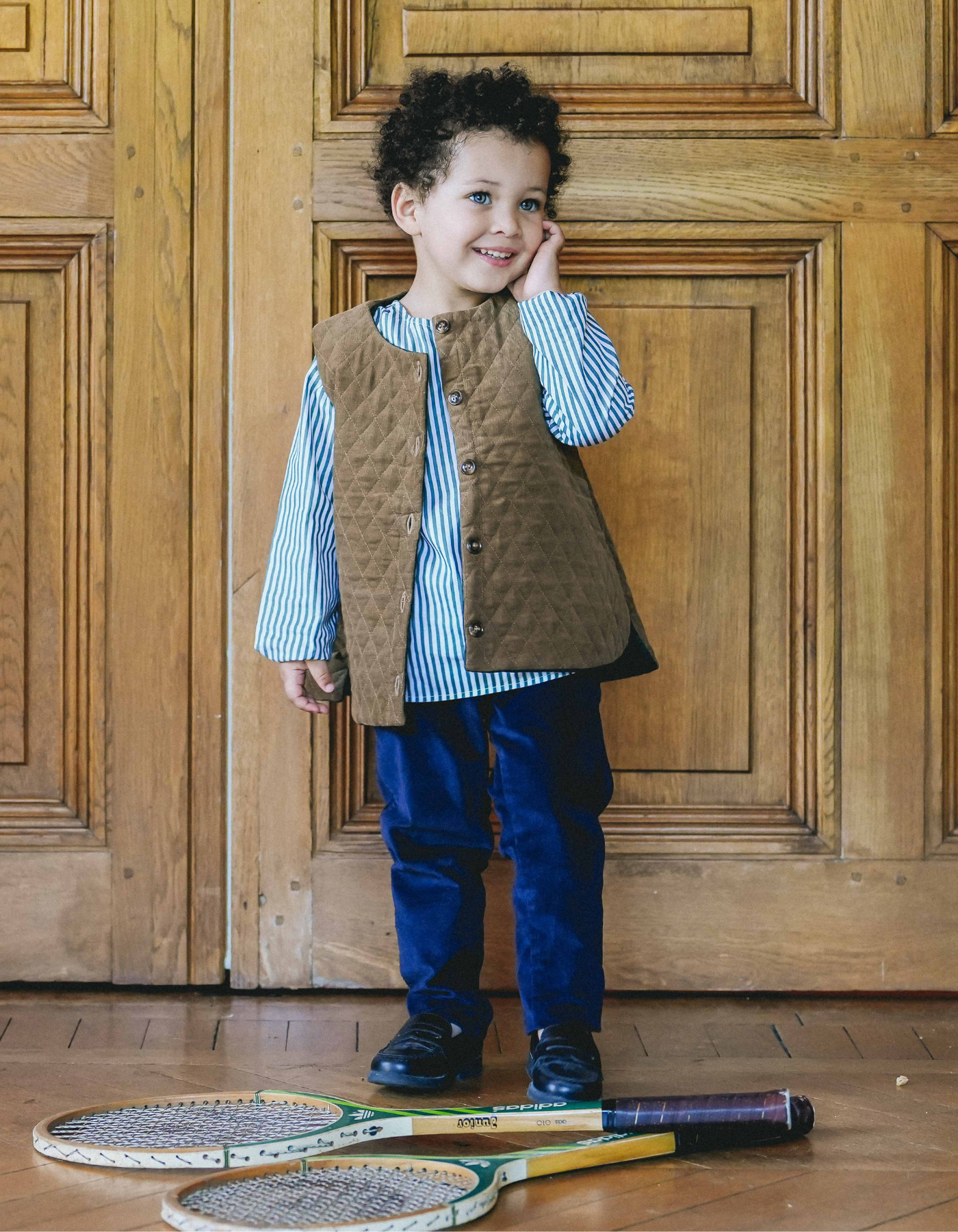 Pantalon CAROTTE - Velours Marine