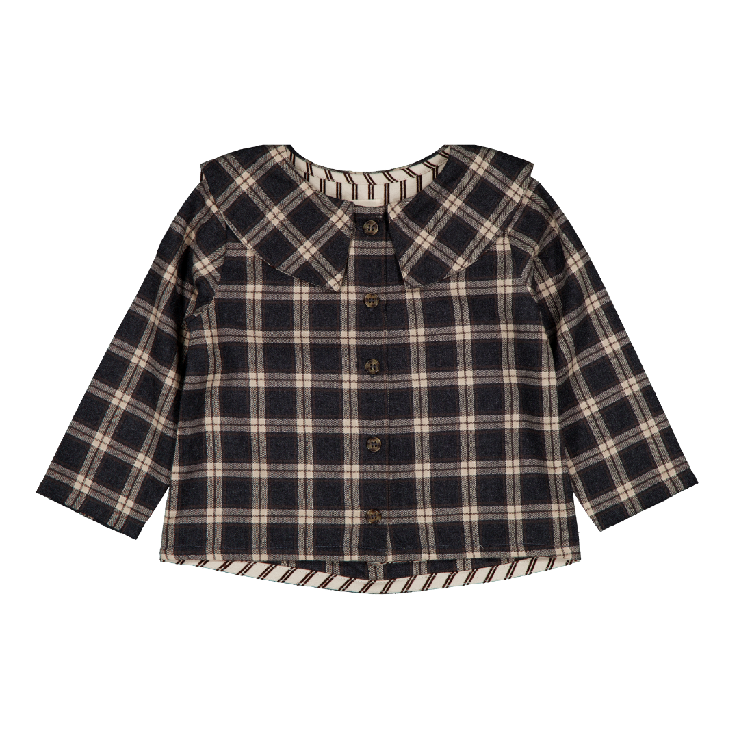 Chemise LORETTE - Tartan Gris