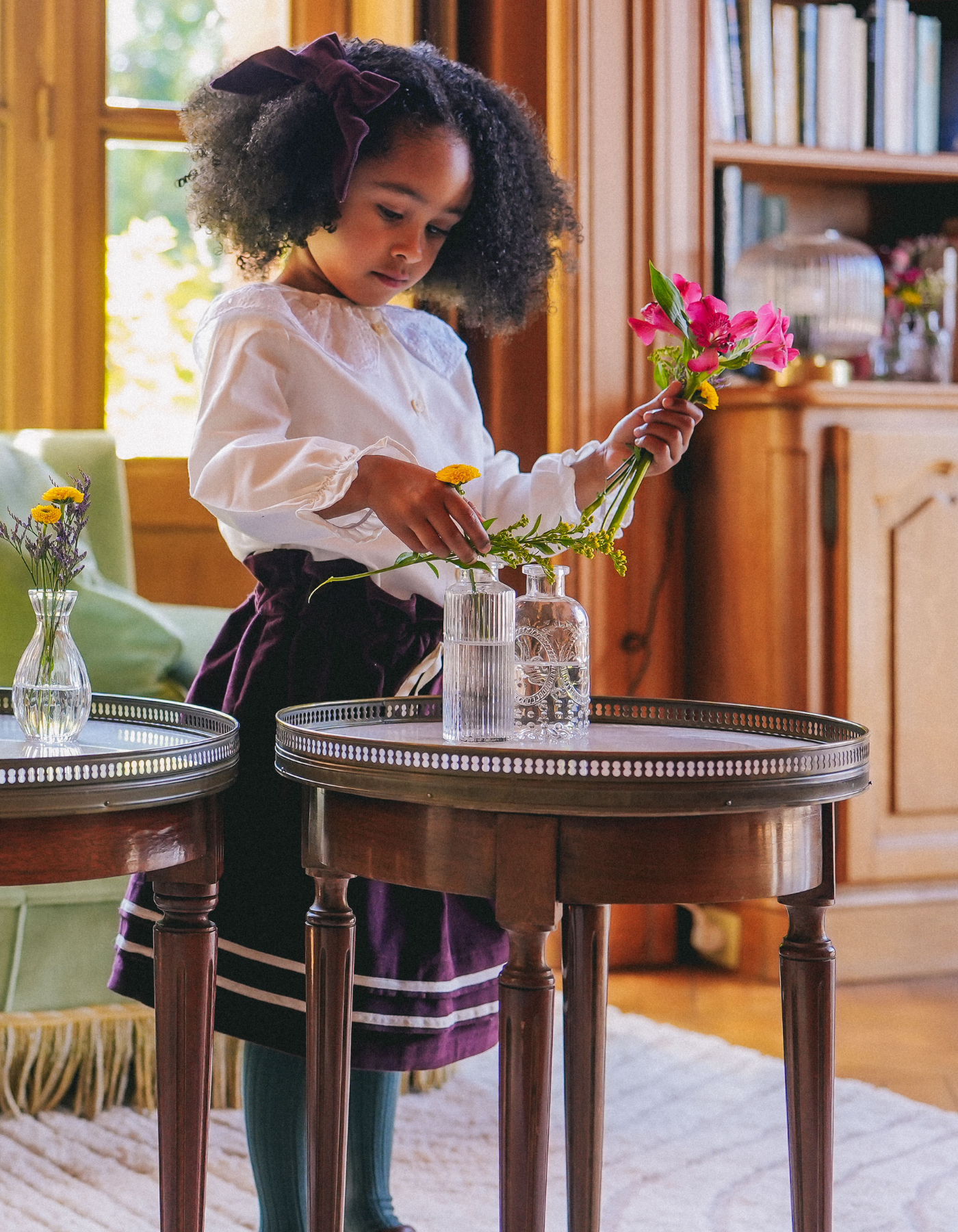 Jupe POPPY - Velours Prune