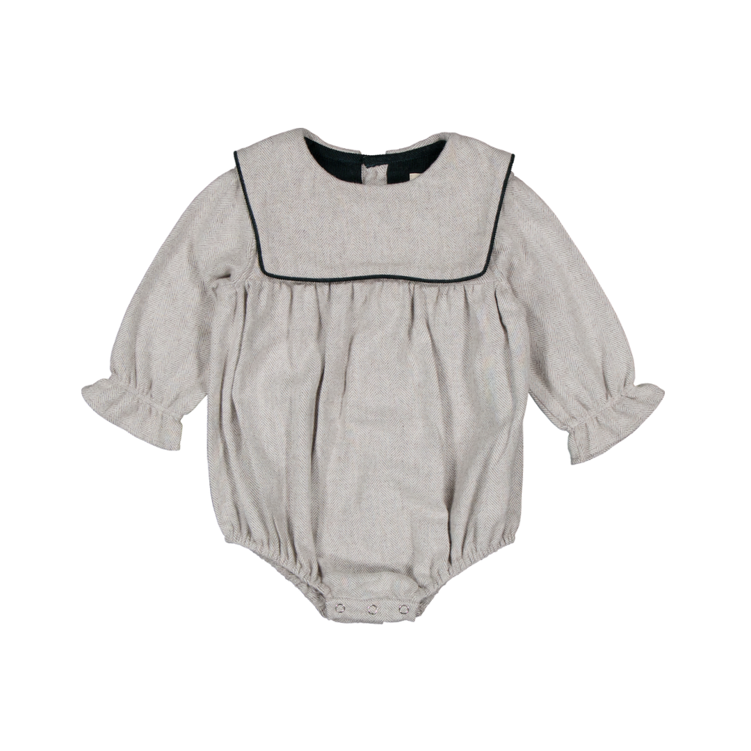 Barboteuse SISI - Chevrons Gris