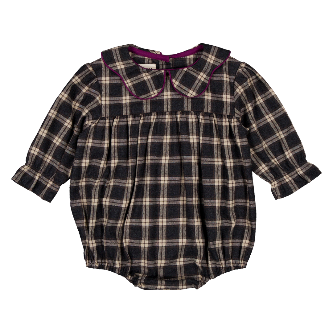 Barboteuse TOSCA - Tartan Gris