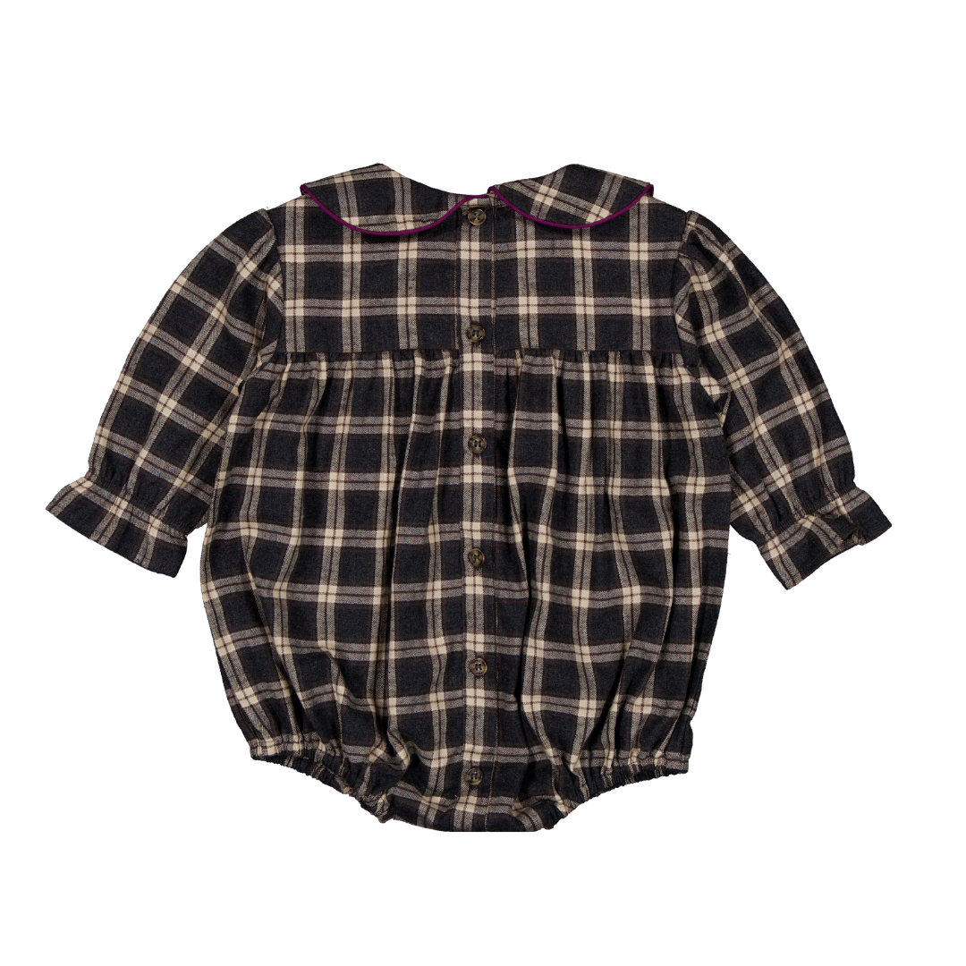 Barboteuse TOSCA - Tartan Gris