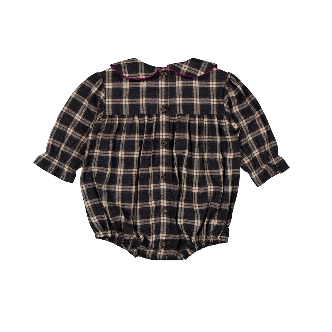 Barboteuse TOSCA - Tartan Gris