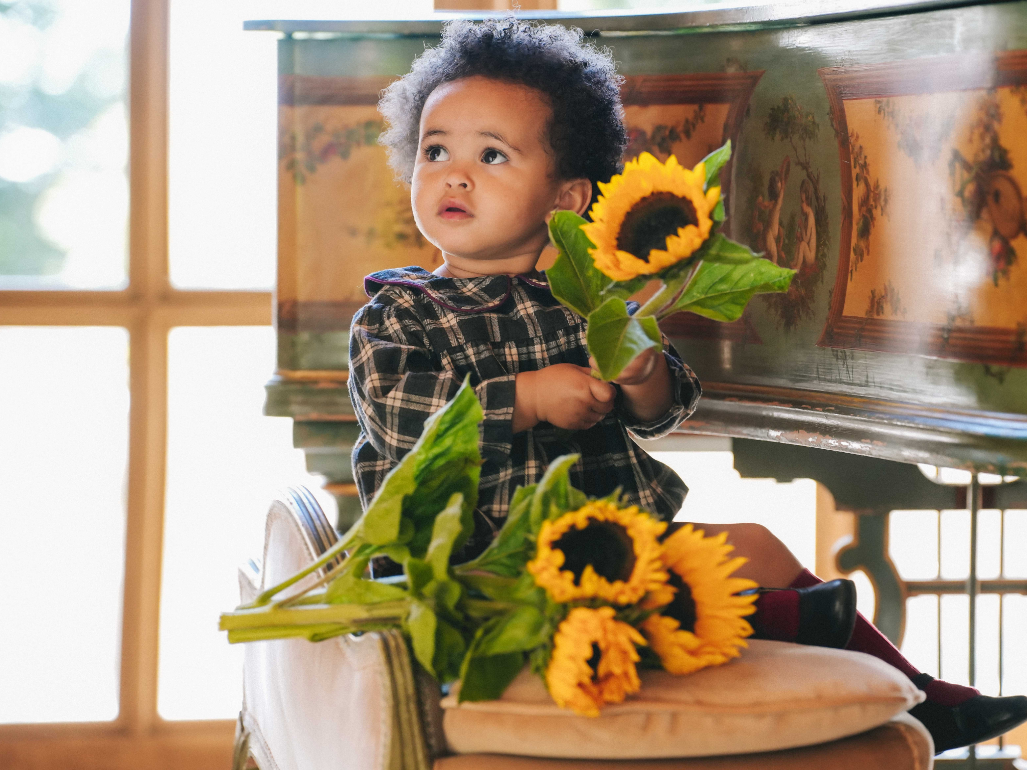 Barboteuse TOSCA - Tartan Gris