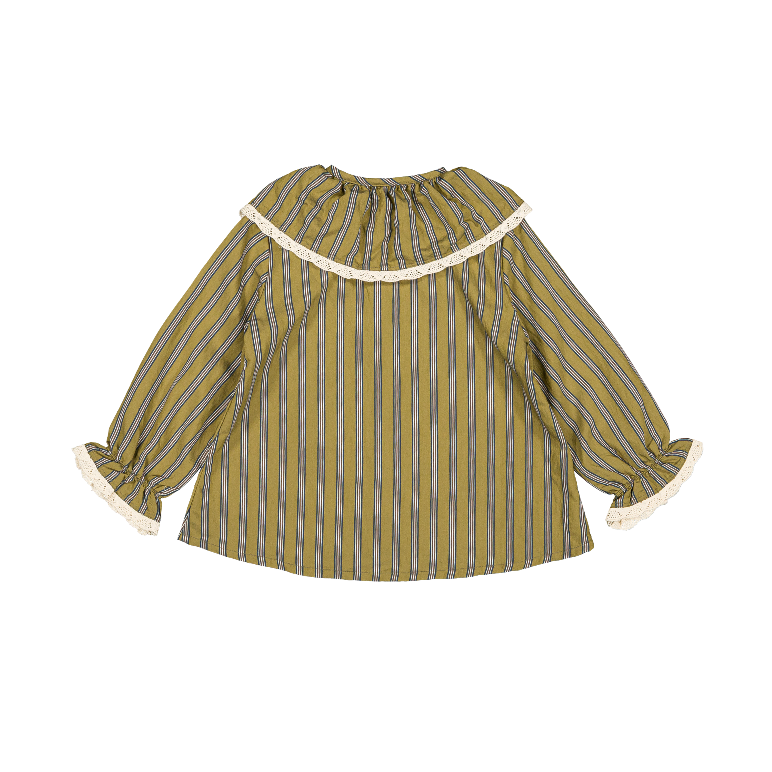 Guimpe Marguerite - Rayures olive