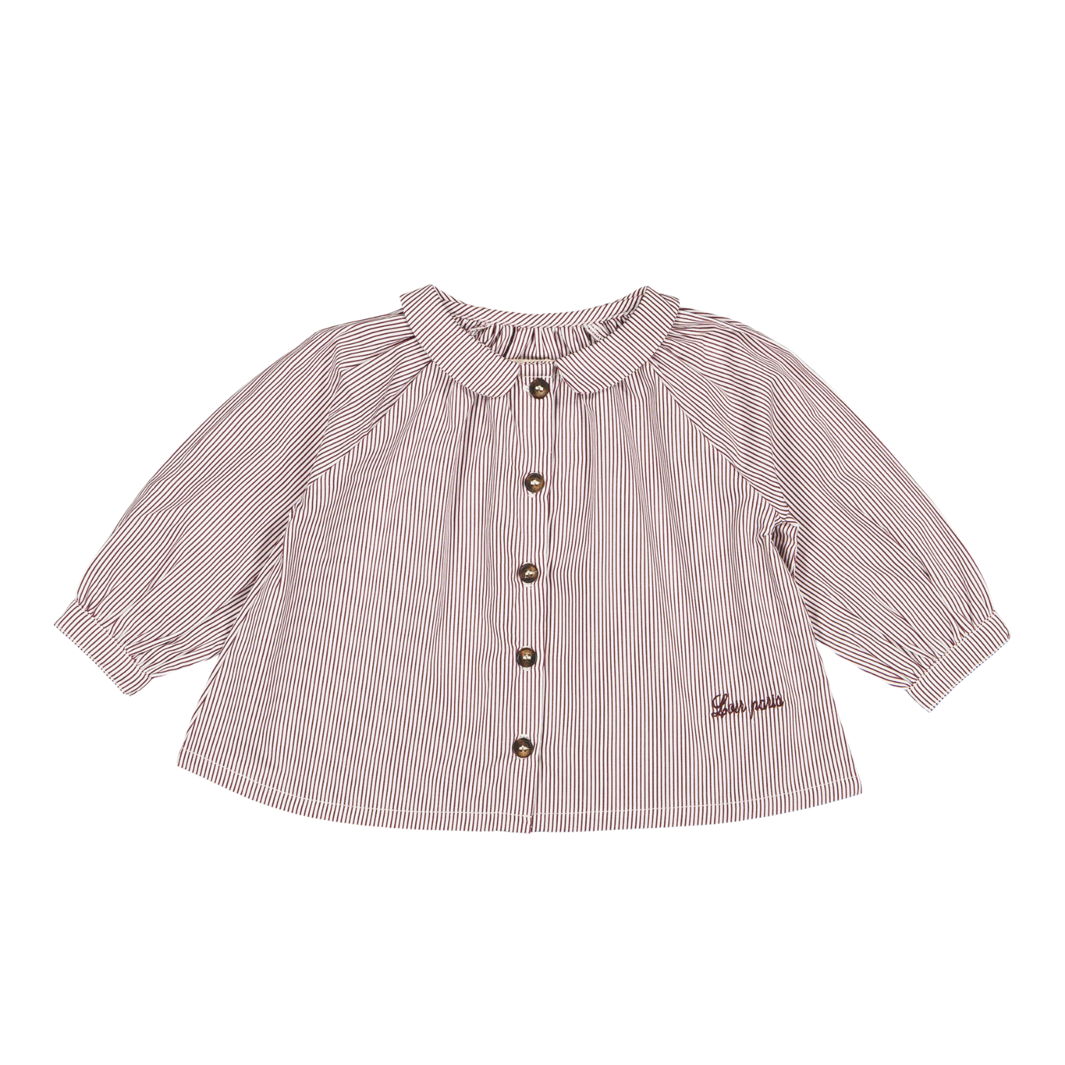 Chemise Cezanne - Rayures Bordeaux