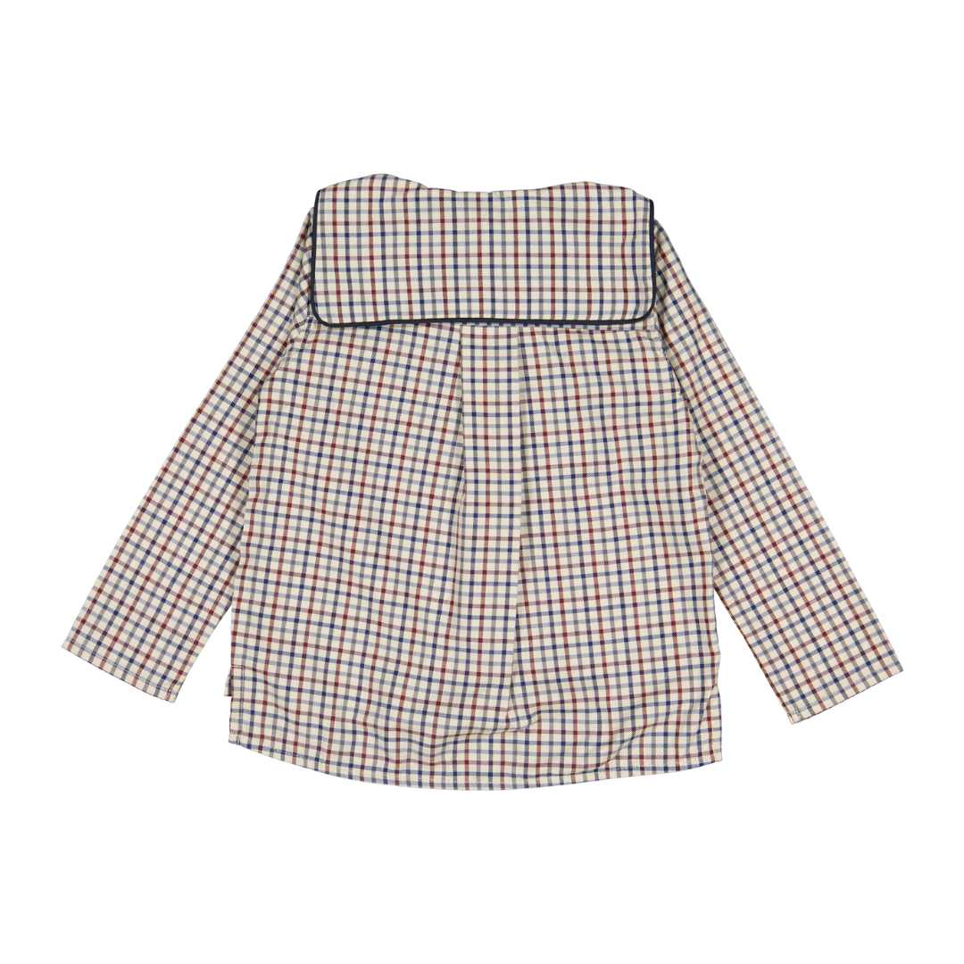 MILTON Shirt - Blue & Red Checks
