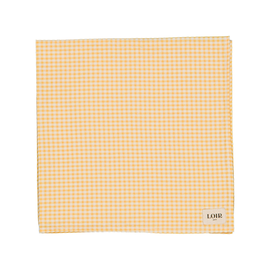 Foulard Alfred - Vichy jaune