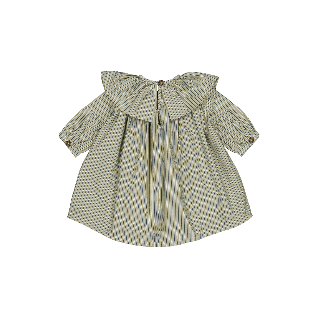 Robe Bianca - Rayures menthe