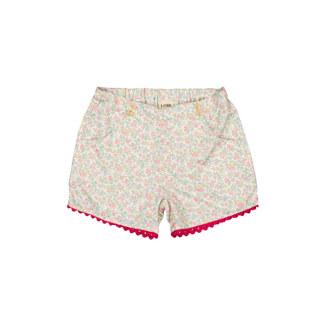Short Camille - Fleurs roses