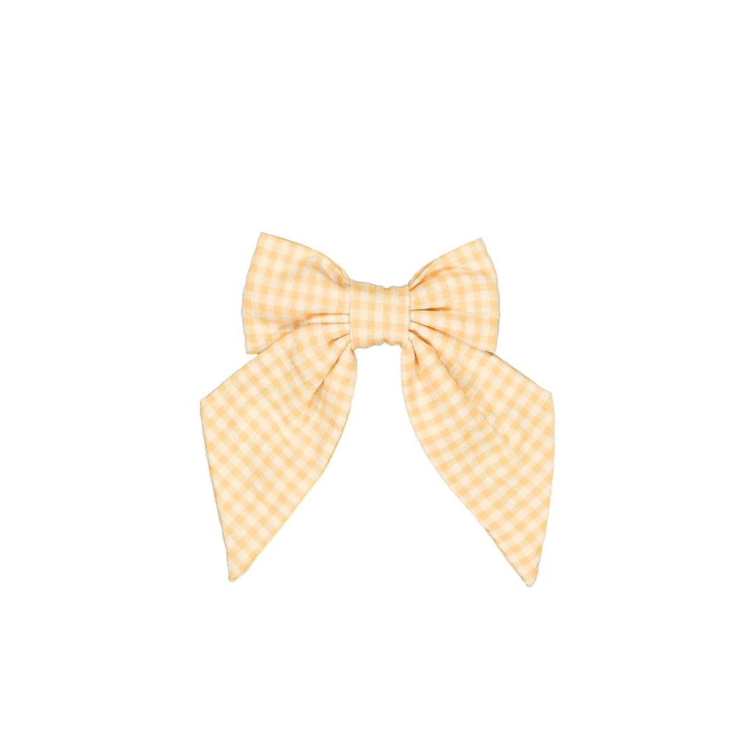 Barette Carlotta - Vichy jaune