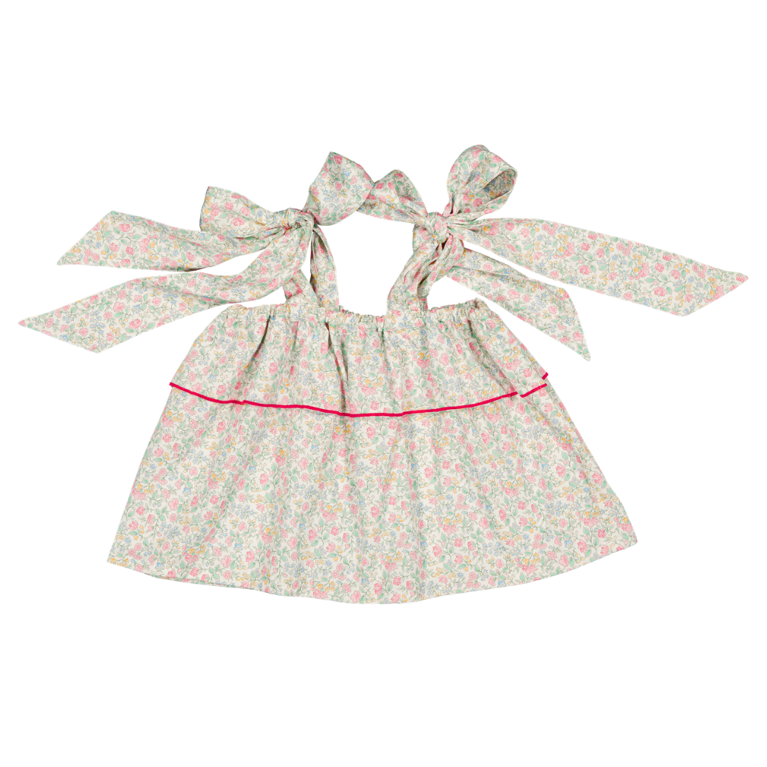 Blouse Castille - Fleurs roses