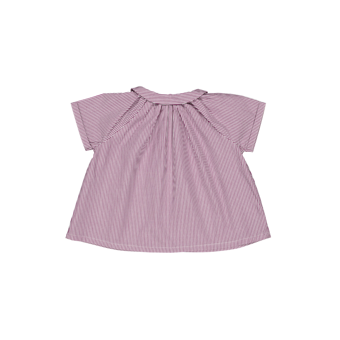 Chemise Cezanne - Rayures bordeaux