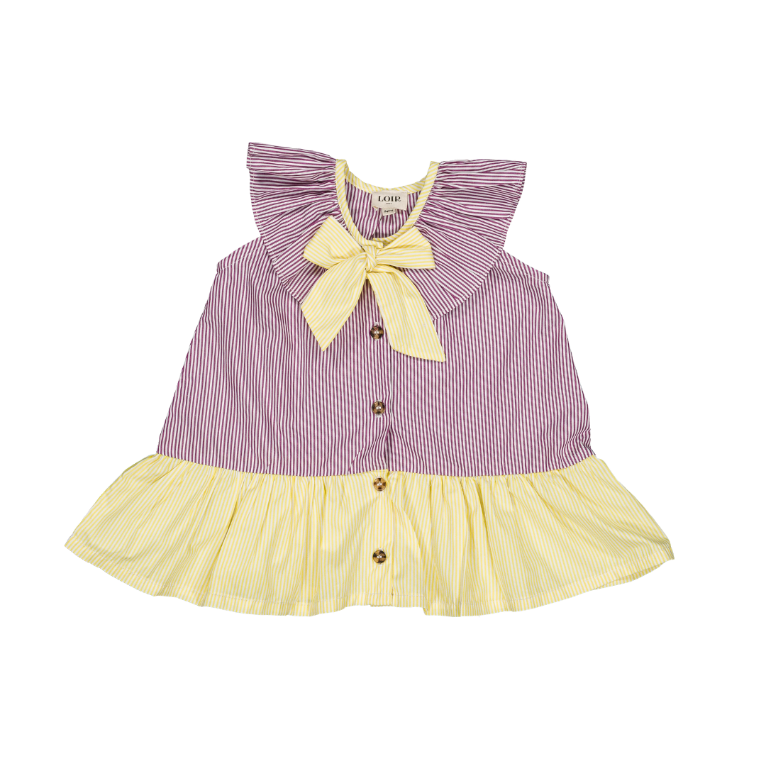 Chemise Hortense - Rayures bordeaux